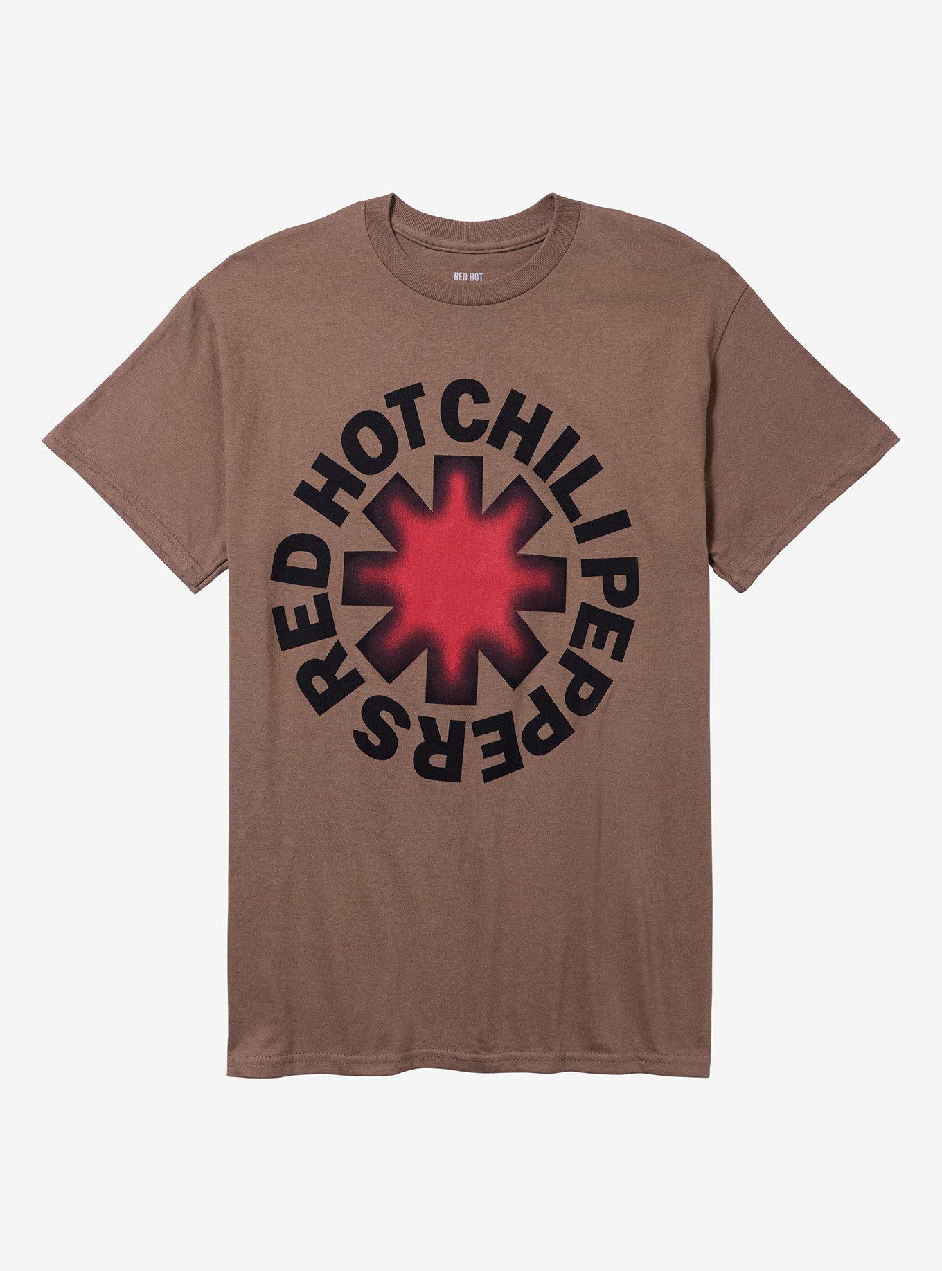Red Hot Chili Peppers Glow Logo T-Shirt, , hi-res