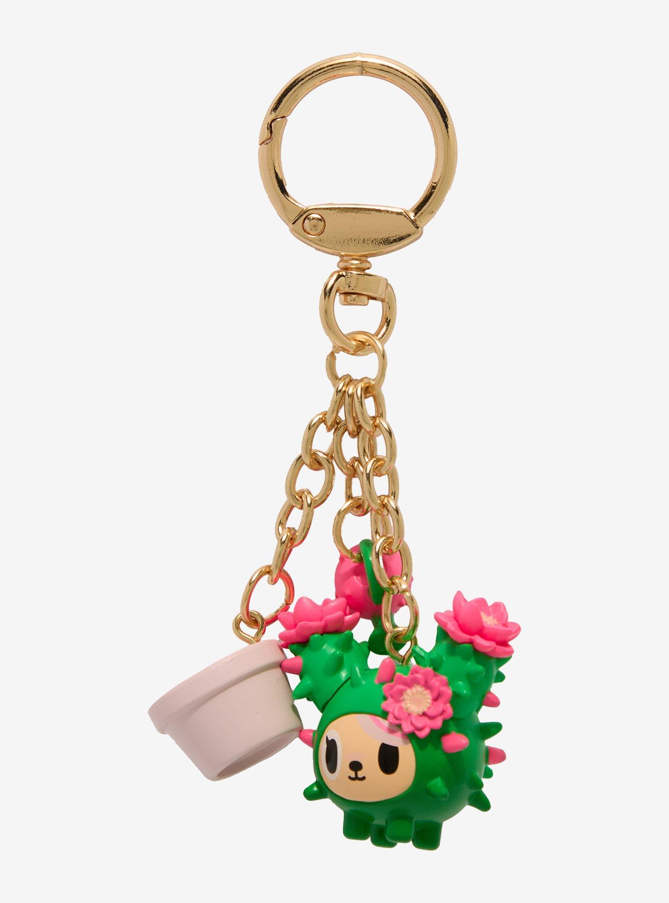 tokidoki Cactus Pups 3D Multi-Charm Keychain, , hi-res