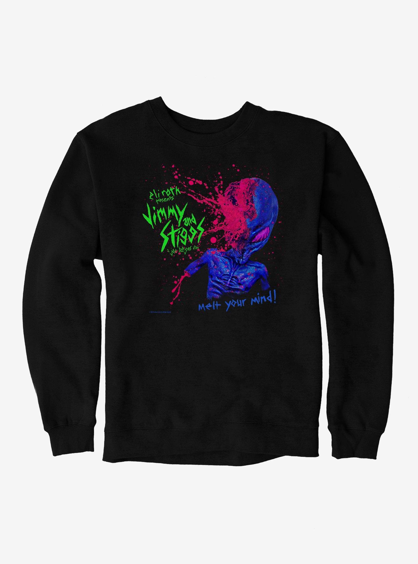 Jimmy And Stiggs Alien Melt Your Mind Sweatshirt, , hi-res