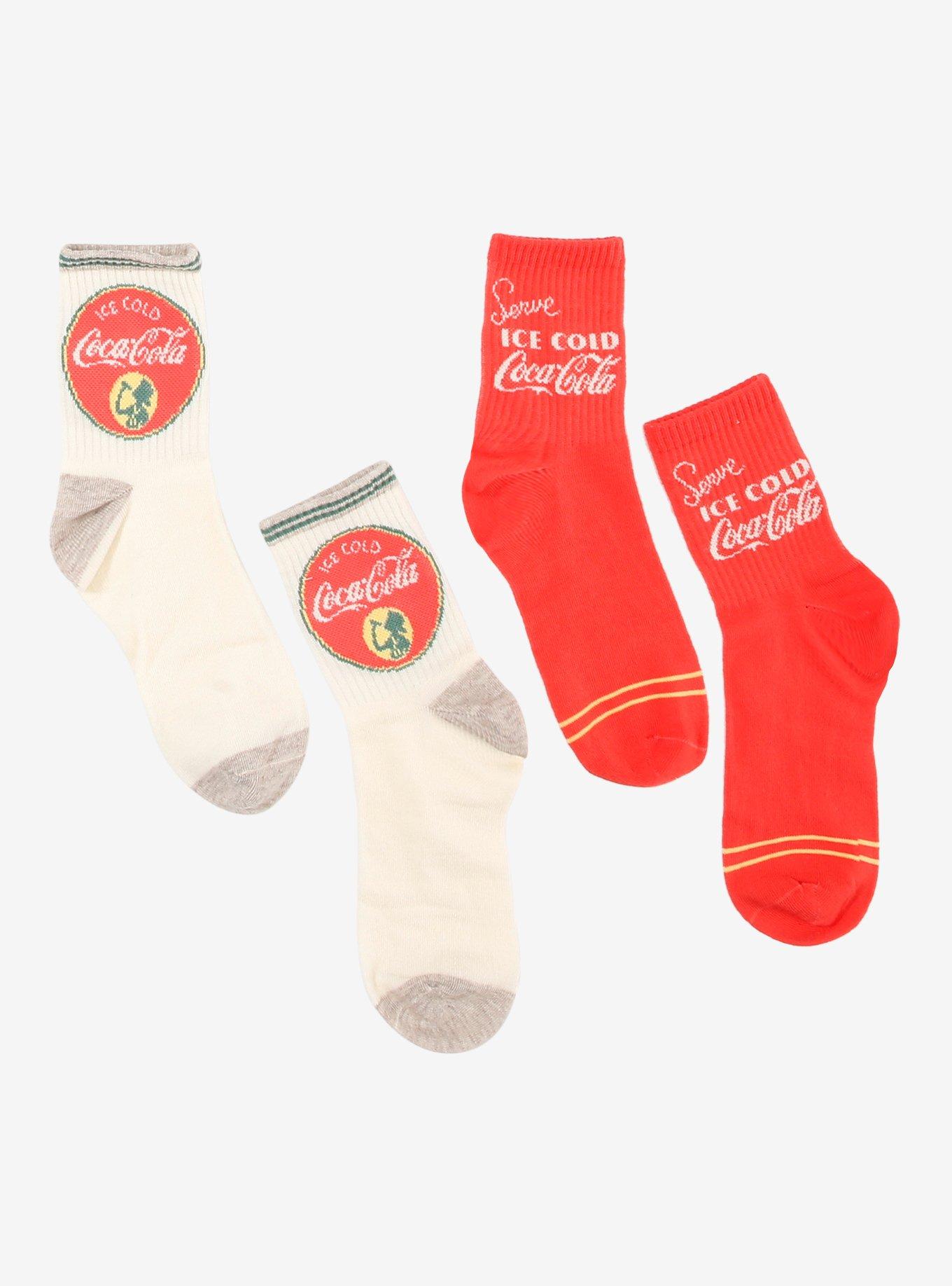 Coca-Cola Ice Cold Ankle Socks 2 Pair, , hi-res