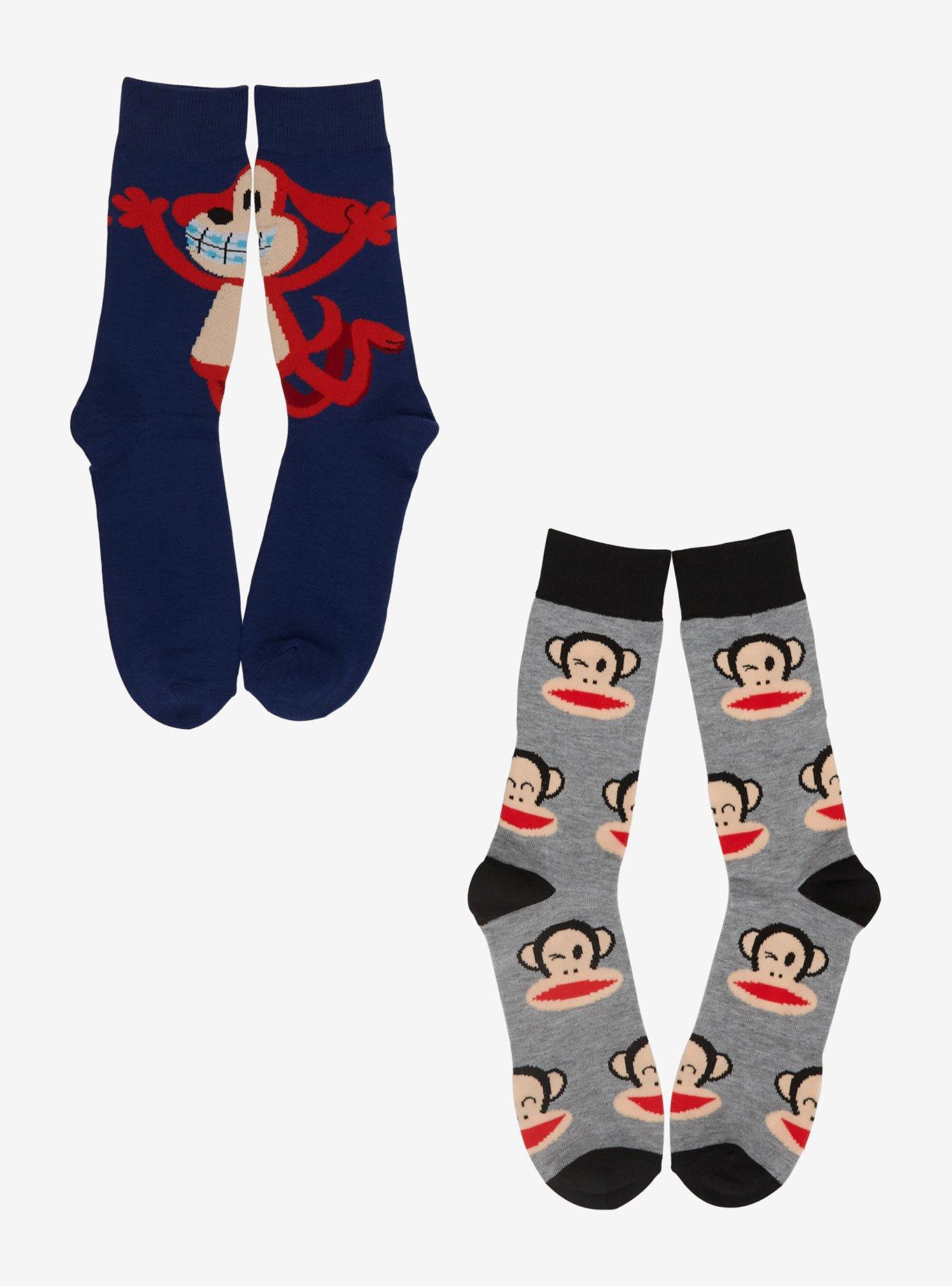 Paul Frank Julius & Bob Crew Socks 2 Pair, , hi-res