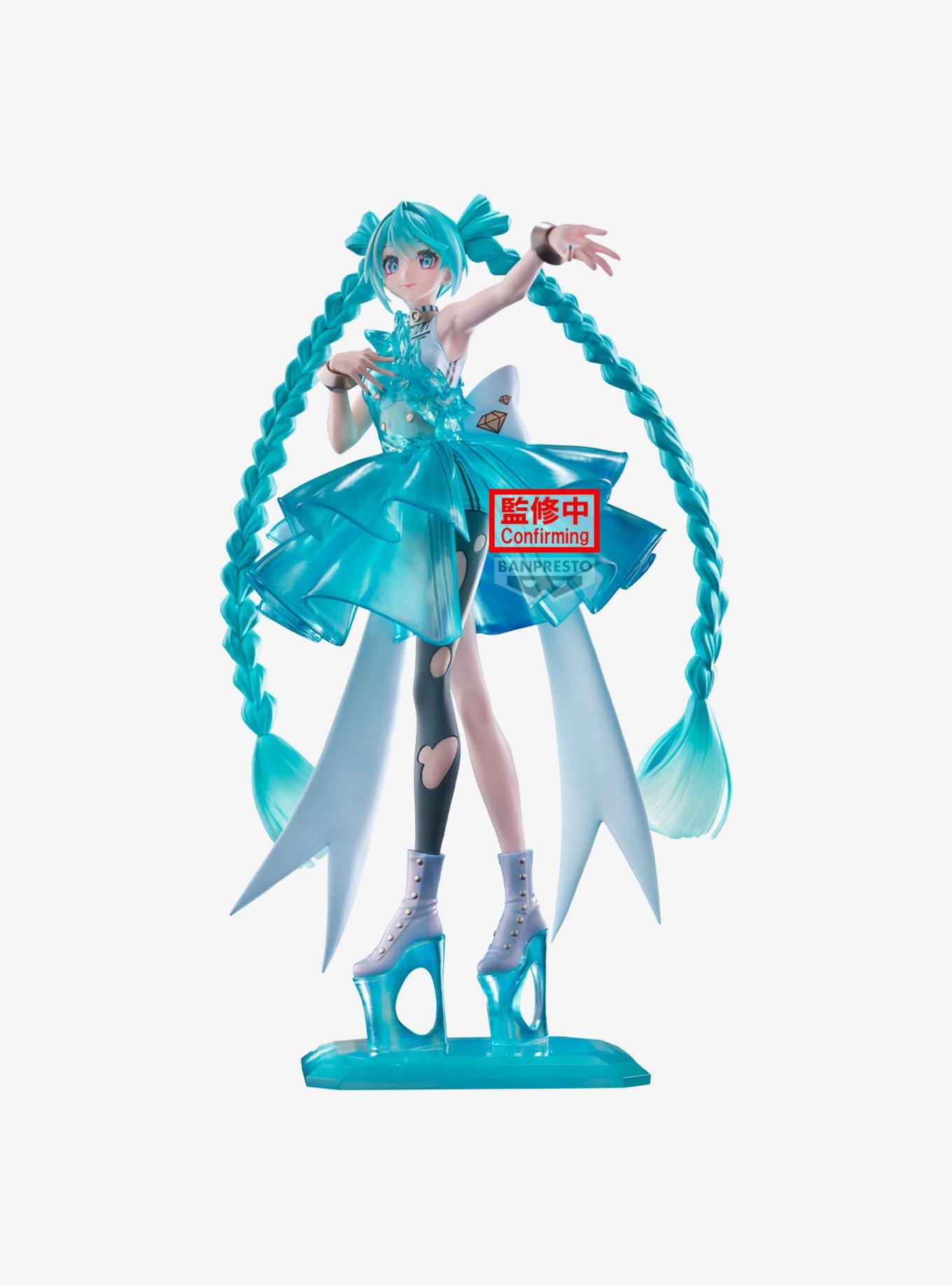 Bandai Namco Vocaloid Banpresto Evolve Clearluxe Hatsune Miku (EmeraldGem) Figure, , hi-res