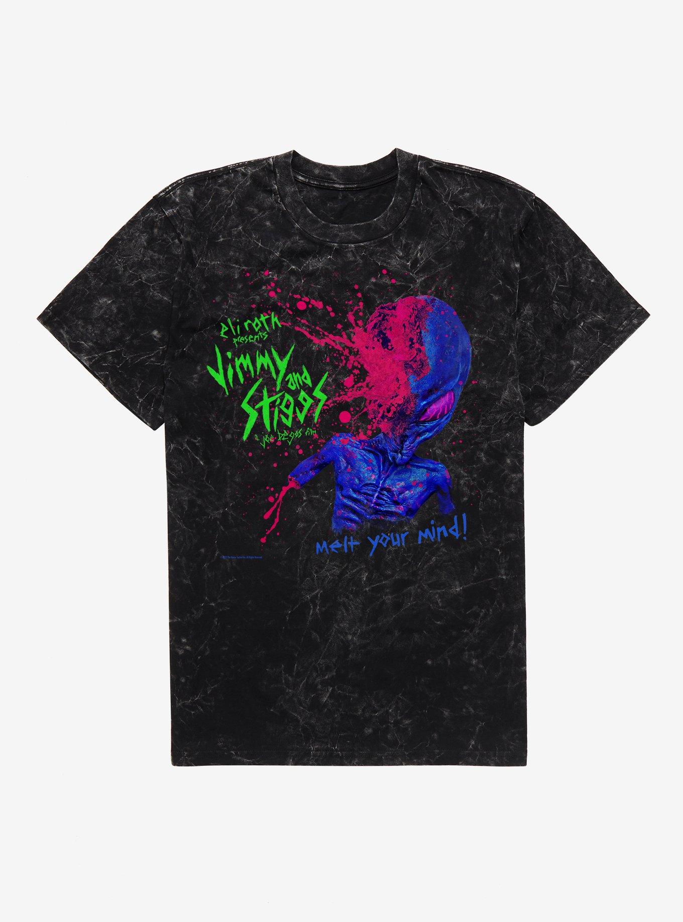 Jimmy And Stiggs Alien Melt Your Mind Mineral Wash T-Shirt, , hi-res