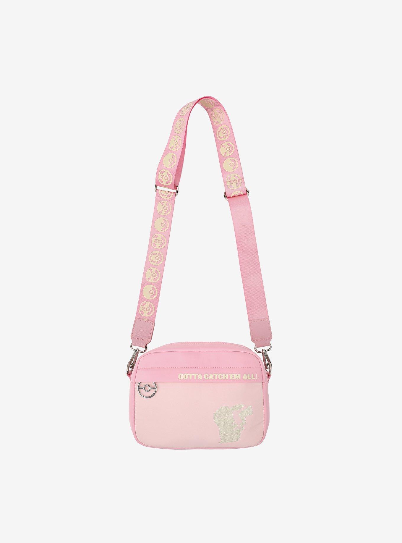 Pokémon Pikachu Pink Crossbody Bag, , hi-res