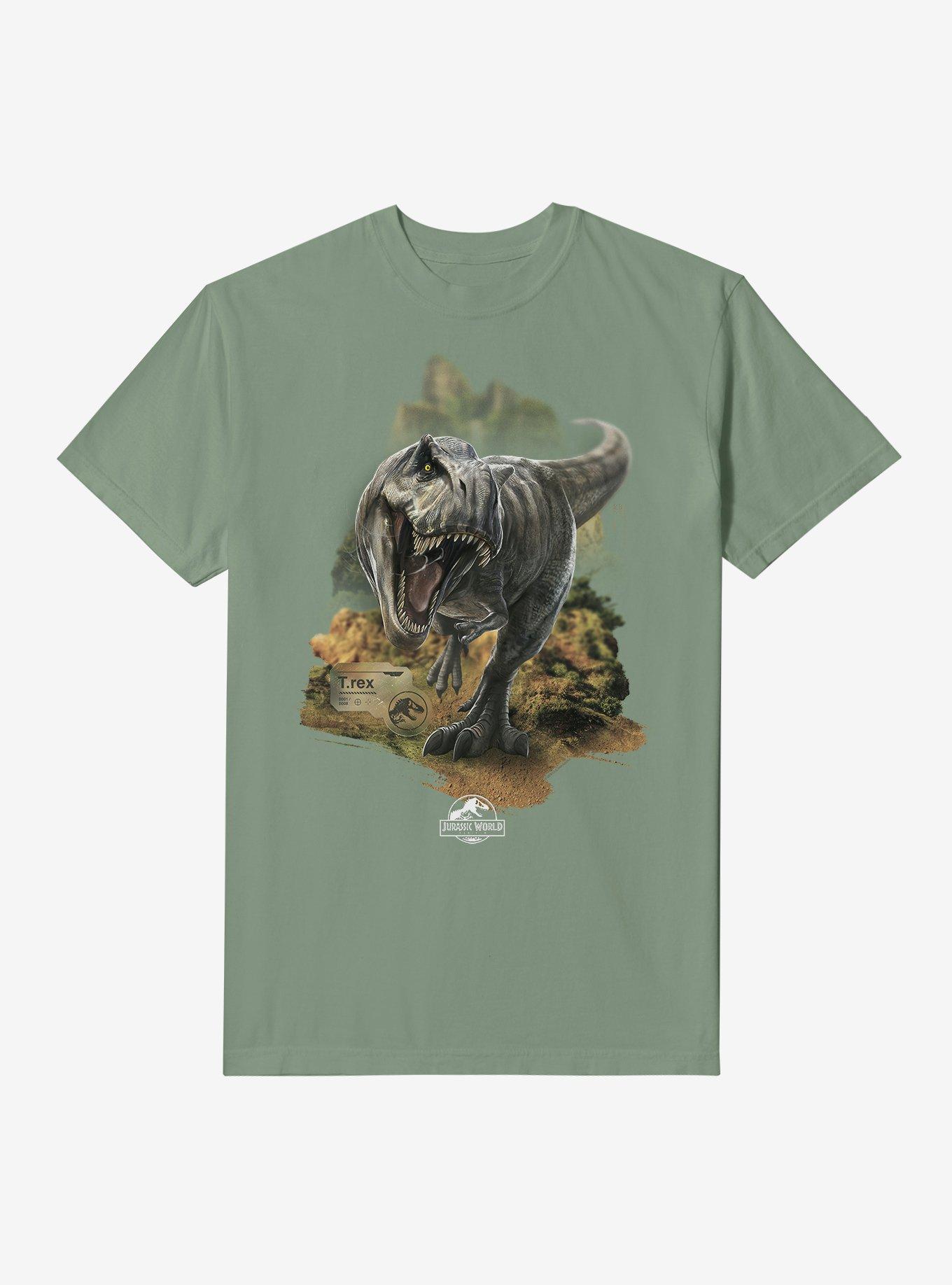 Jurassick World Rebirth T.Rex Garment-Dyed T-Shirt, , hi-res