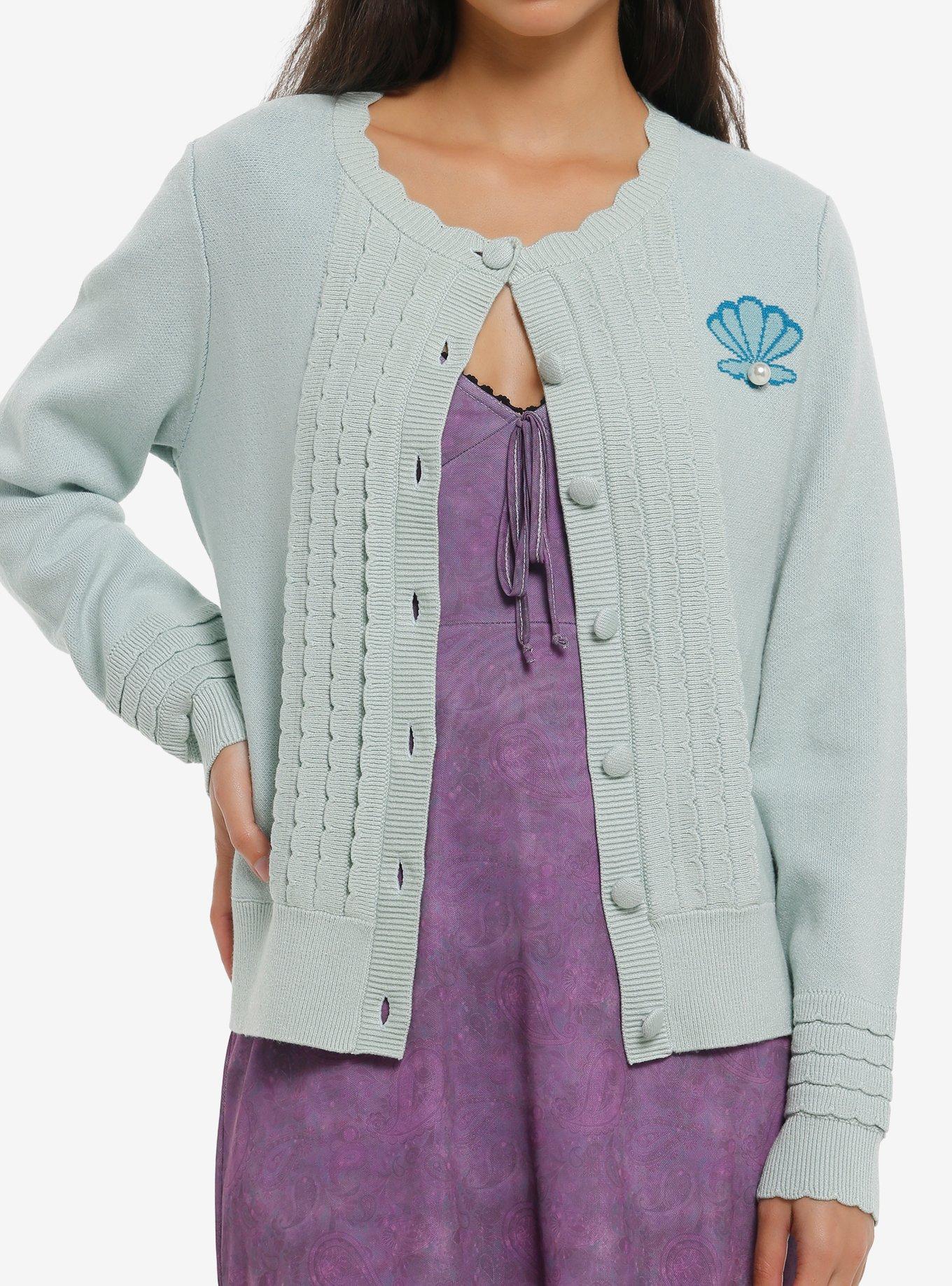 Her Universe Disney The Little Mermaid Ariel Scallop Cardigan Her Universe Exclusive, , hi-res