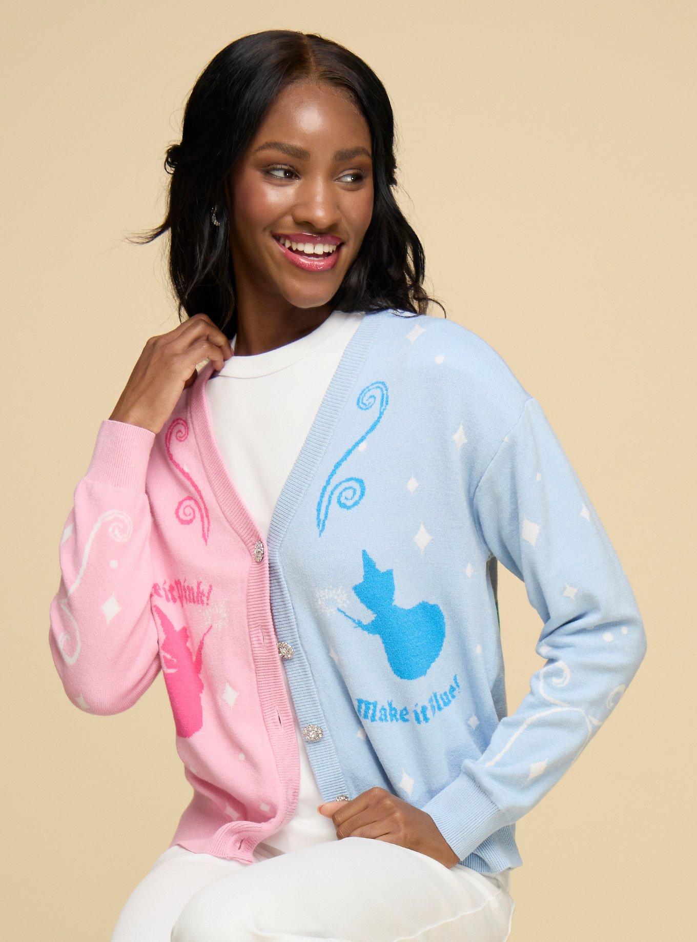 Her Universe Disney Sleeping Beauty Pink & Blue Split Cardigan Her Universe Exclusive, , hi-res