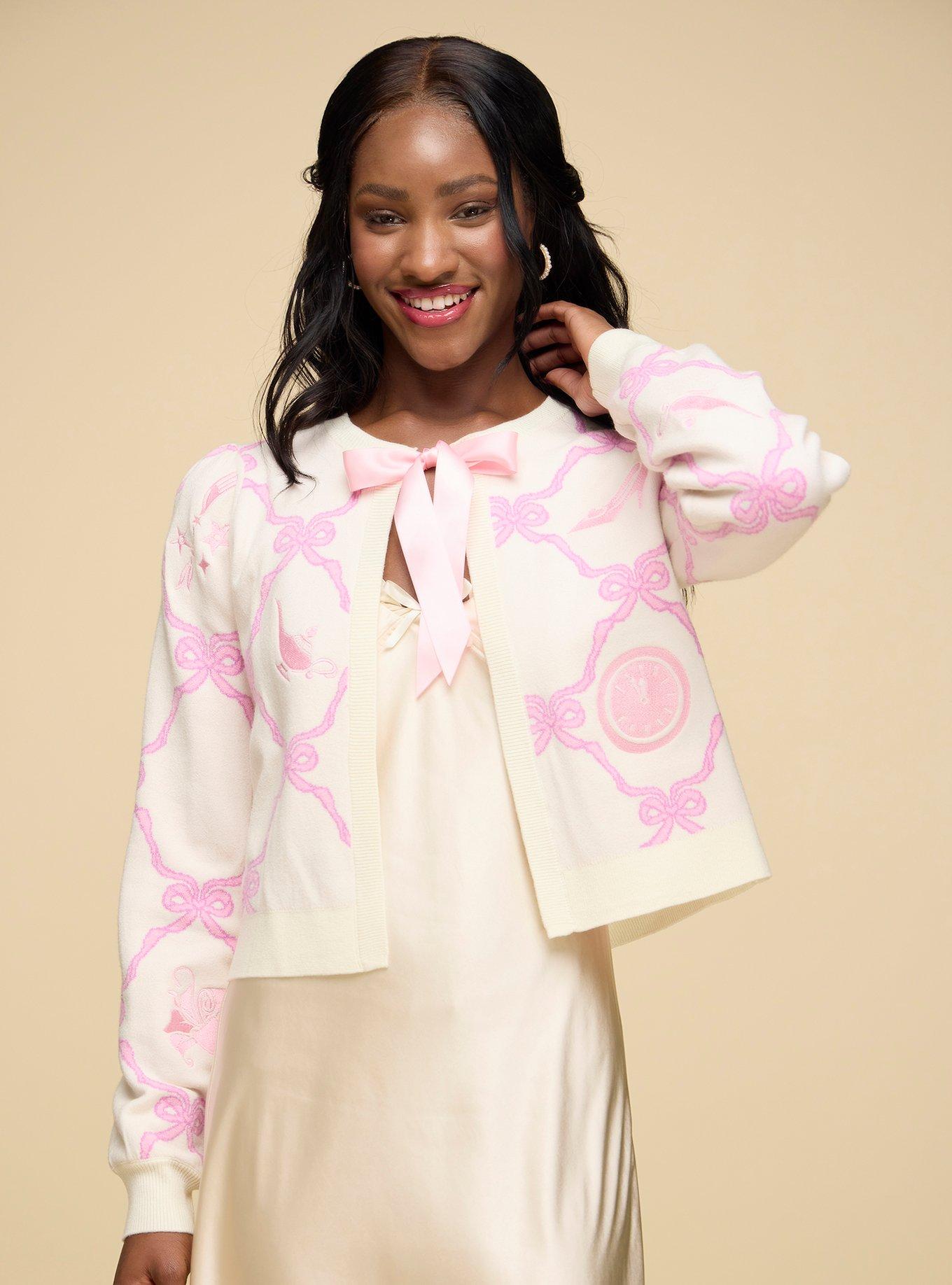 Her Universe Disney Princess Icons Tie-Front Cardigan Her Universe Exclusive, , hi-res