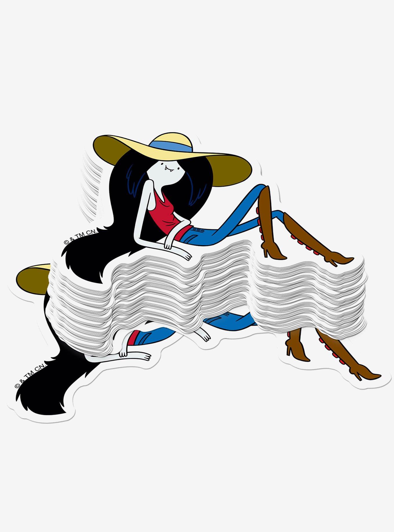 Adventure Time Marceline Face 50ct Sticker Pack, , hi-res