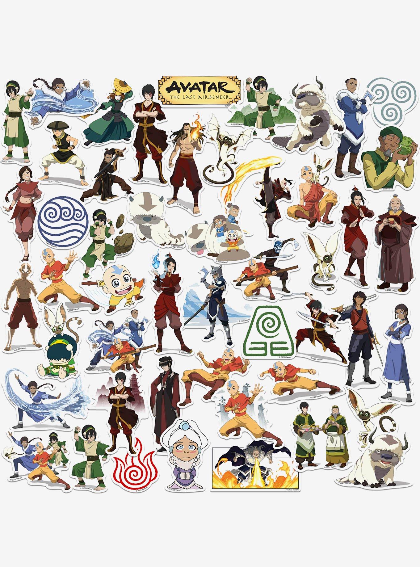 Avatar: The Last Airbender Miscellaneous 50ct Sticker Pack, , hi-res