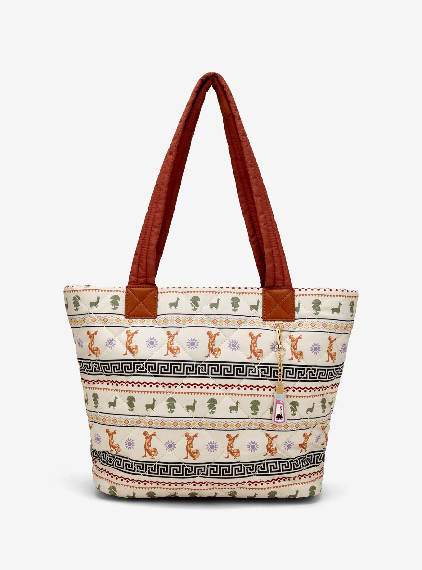 Disney The Emperor's New Groove Pattern Quilted Tote Bag, , hi-res