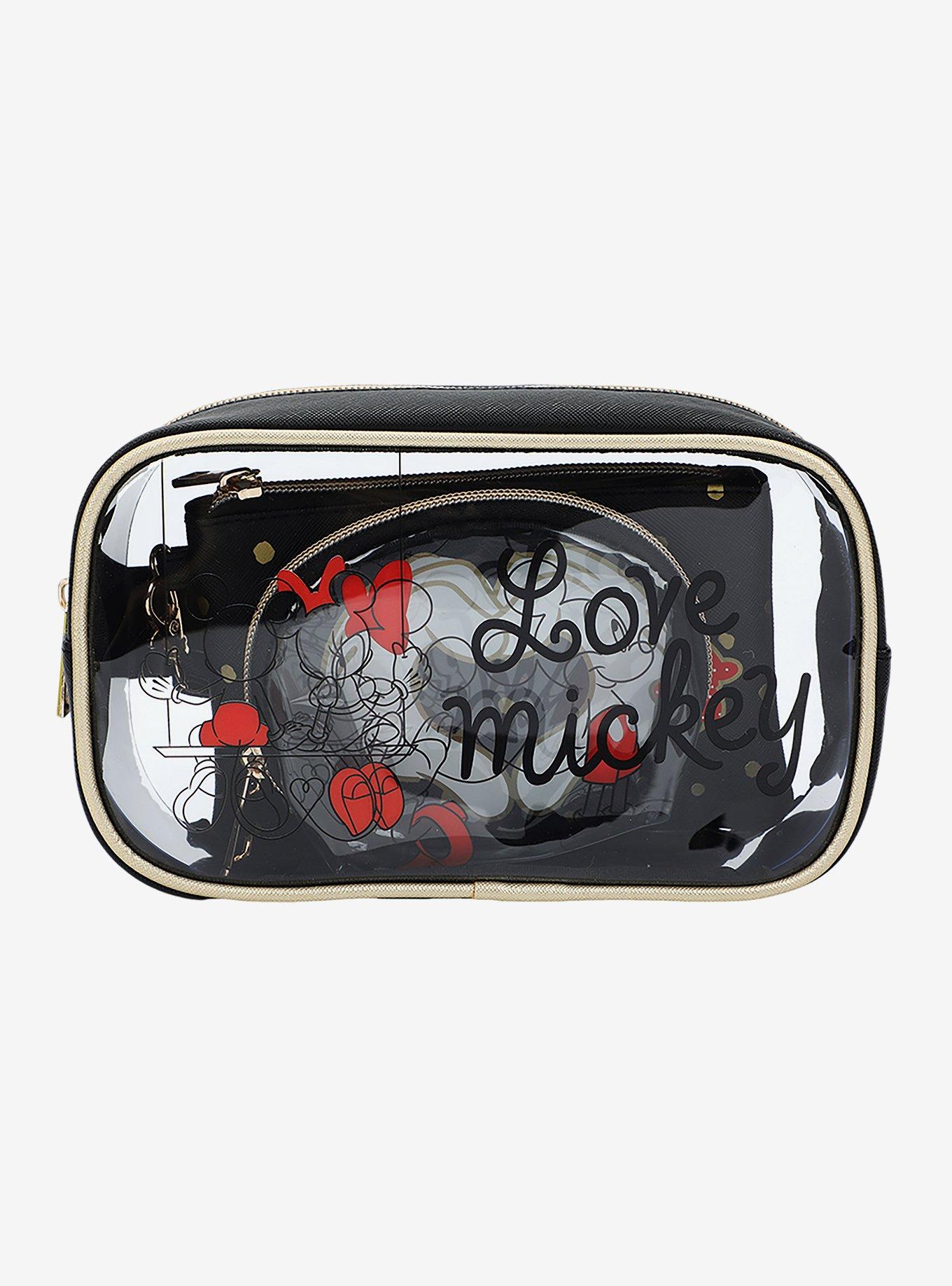 Disney Mickey Mouse & Minnie Mouse Makeup Bag Set, , hi-res