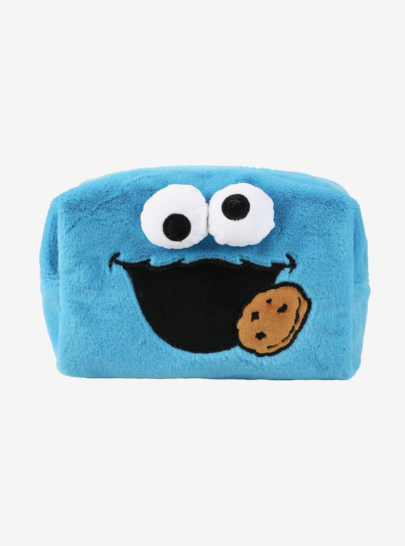 Sesame Street Cookie Monster Plush Makeup Bag, , hi-res