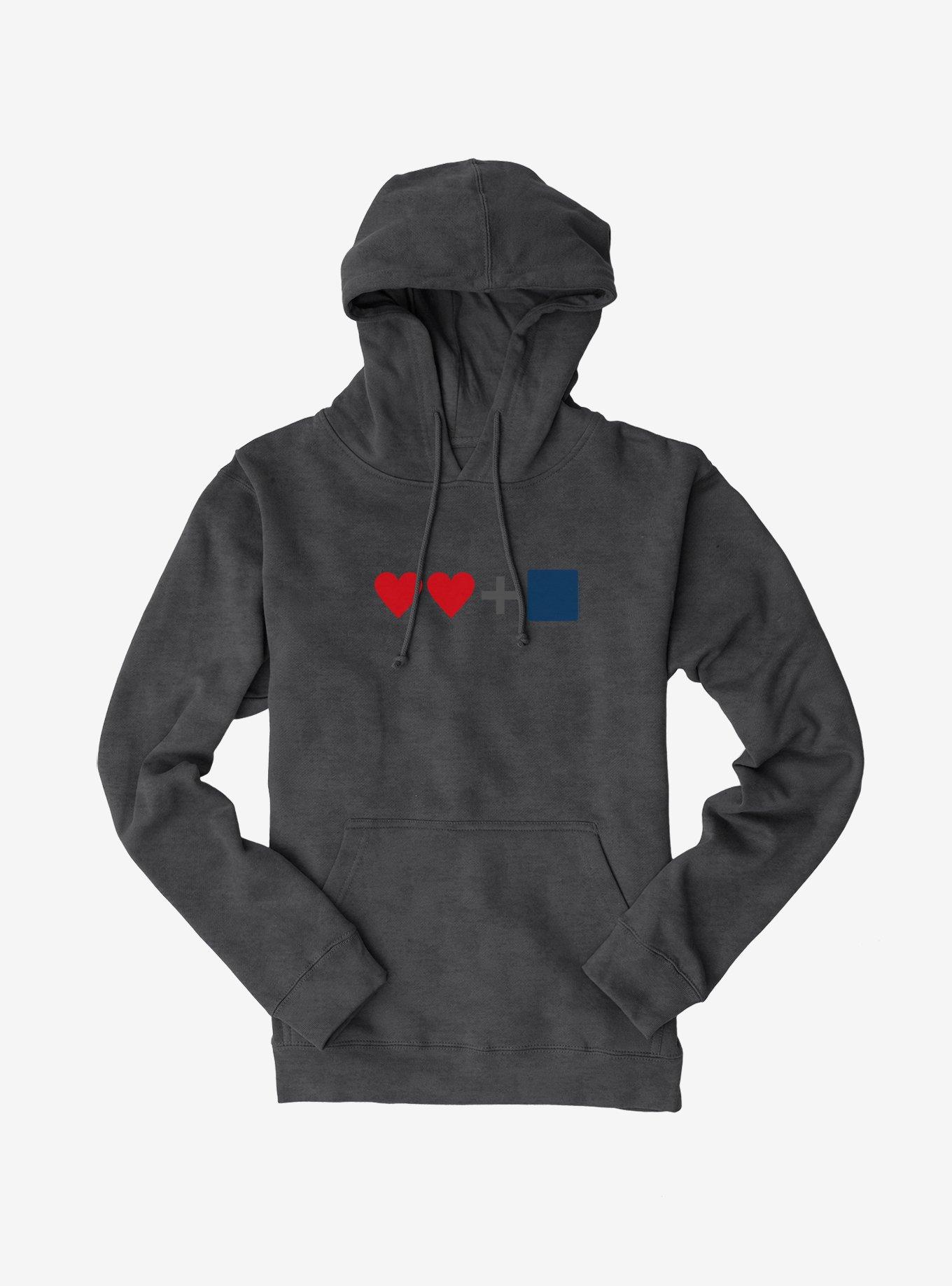 Doctor Who Icons Hoodie, DARK HEATHER, hi-res view 1
