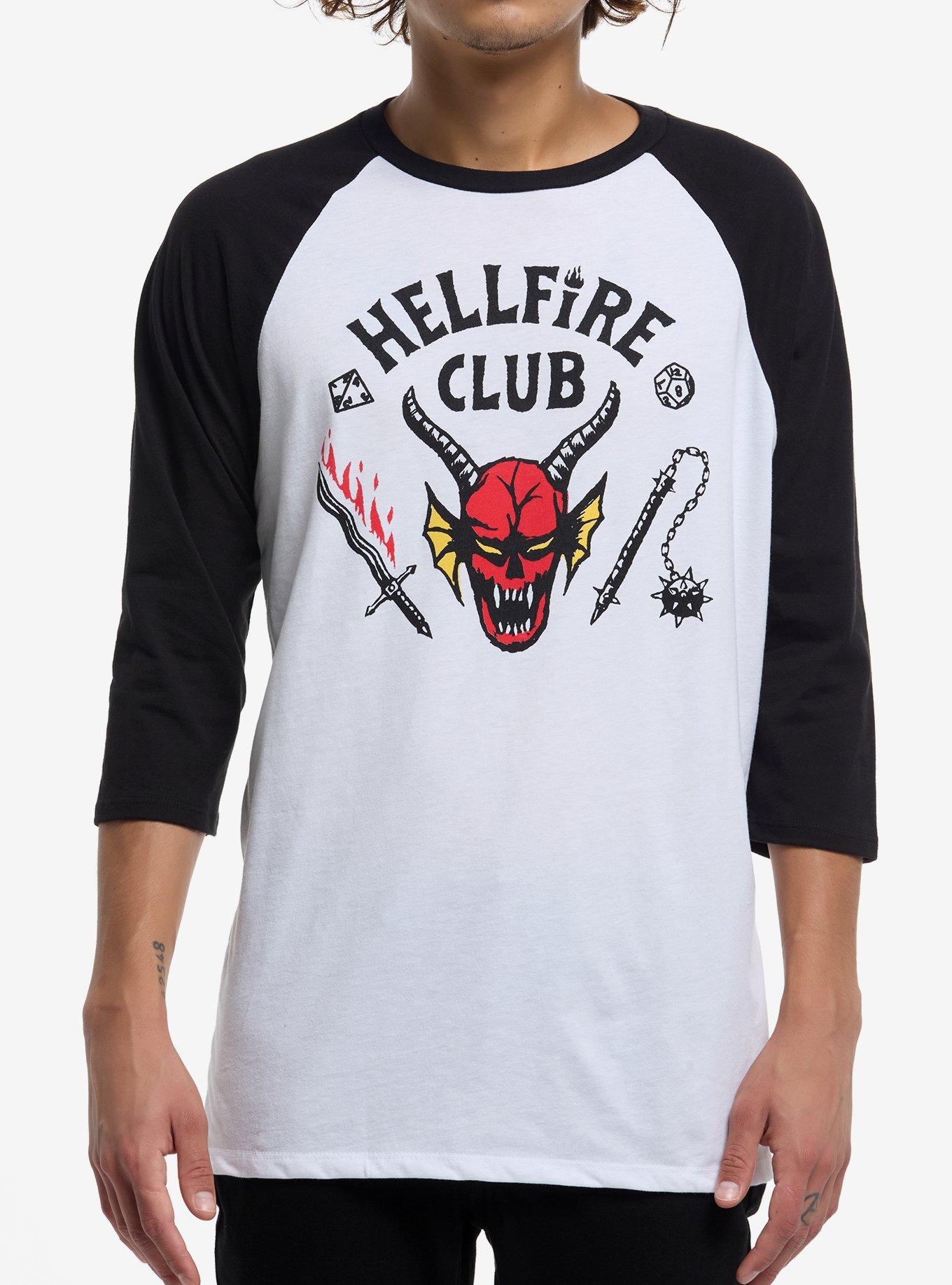 Stranger Things Hellfire Club Raglan T-Shirt, , hi-res
