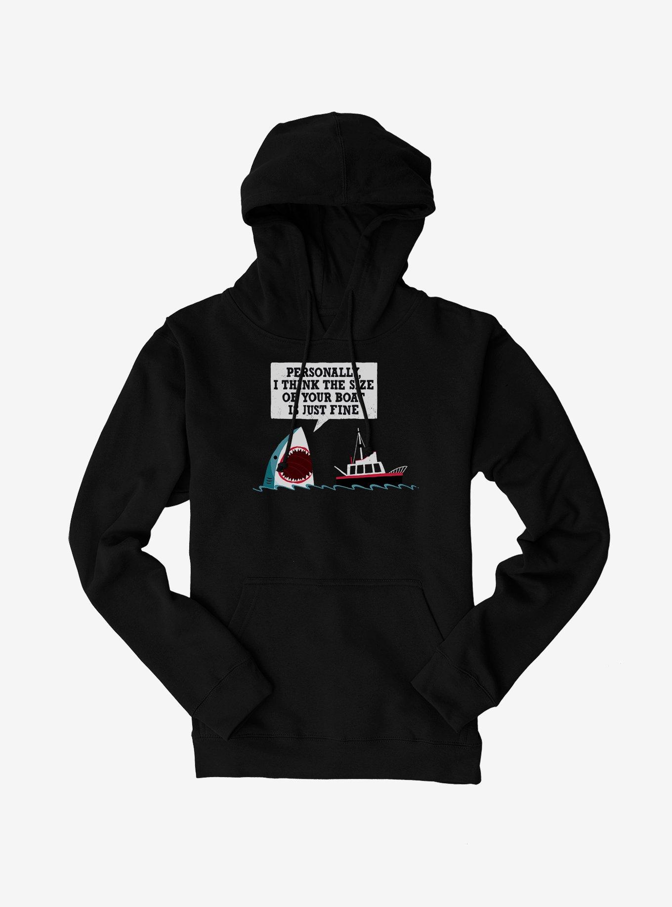 Polite Shark Hoodie, , hi-res
