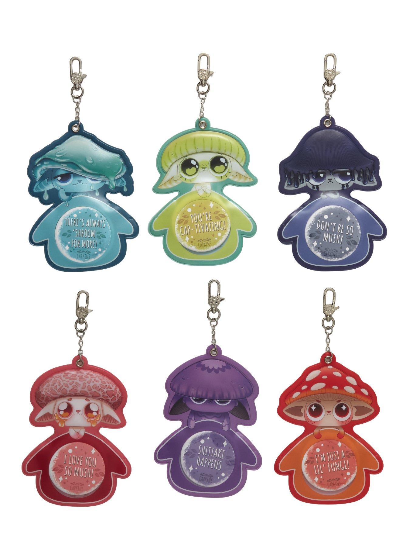 Kaleidos Creative Capkins Blind Box Button Holder Vinyl Bag Charm