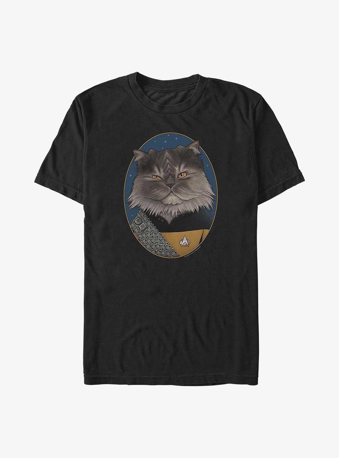 Star Trek Worf Cat Big & Tall T-Shirt, BLACK, hi-res