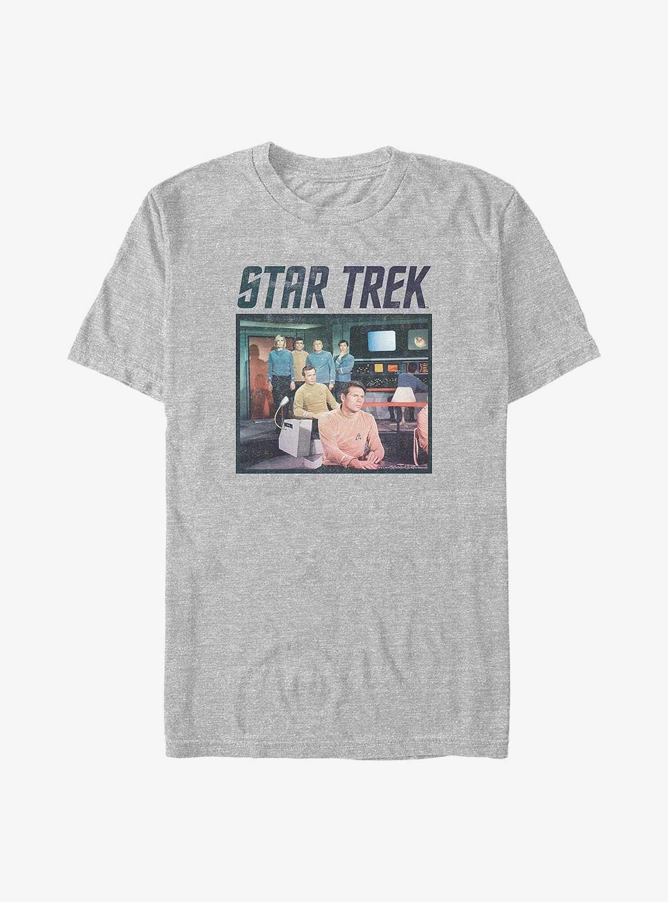Star Trek Vintage Crew Big & Tall T-Shirt, ATH HTR, hi-res