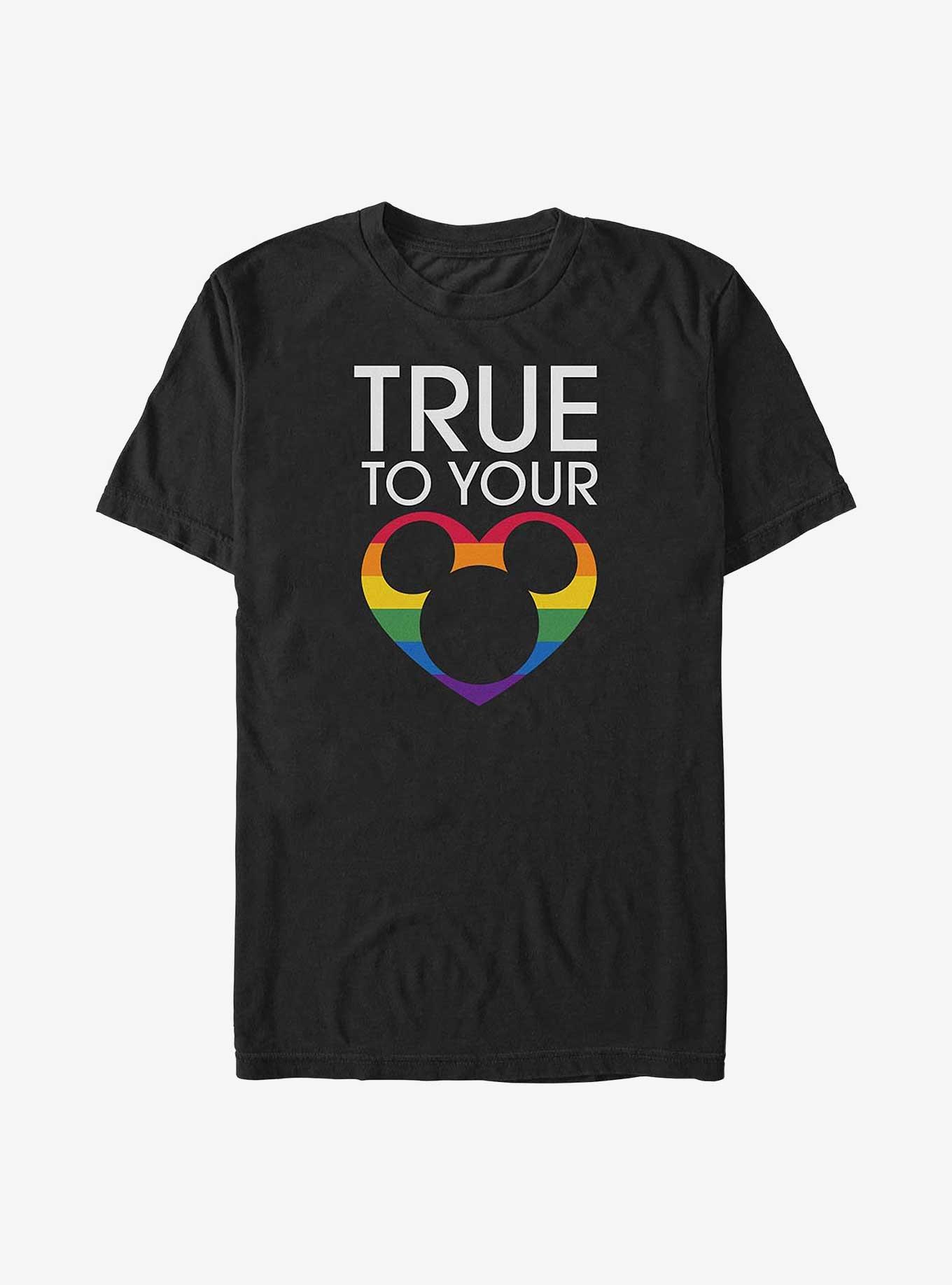 Disney Mickey Mouse True To Pride Big & Tall T-Shirt, BLACK, hi-res