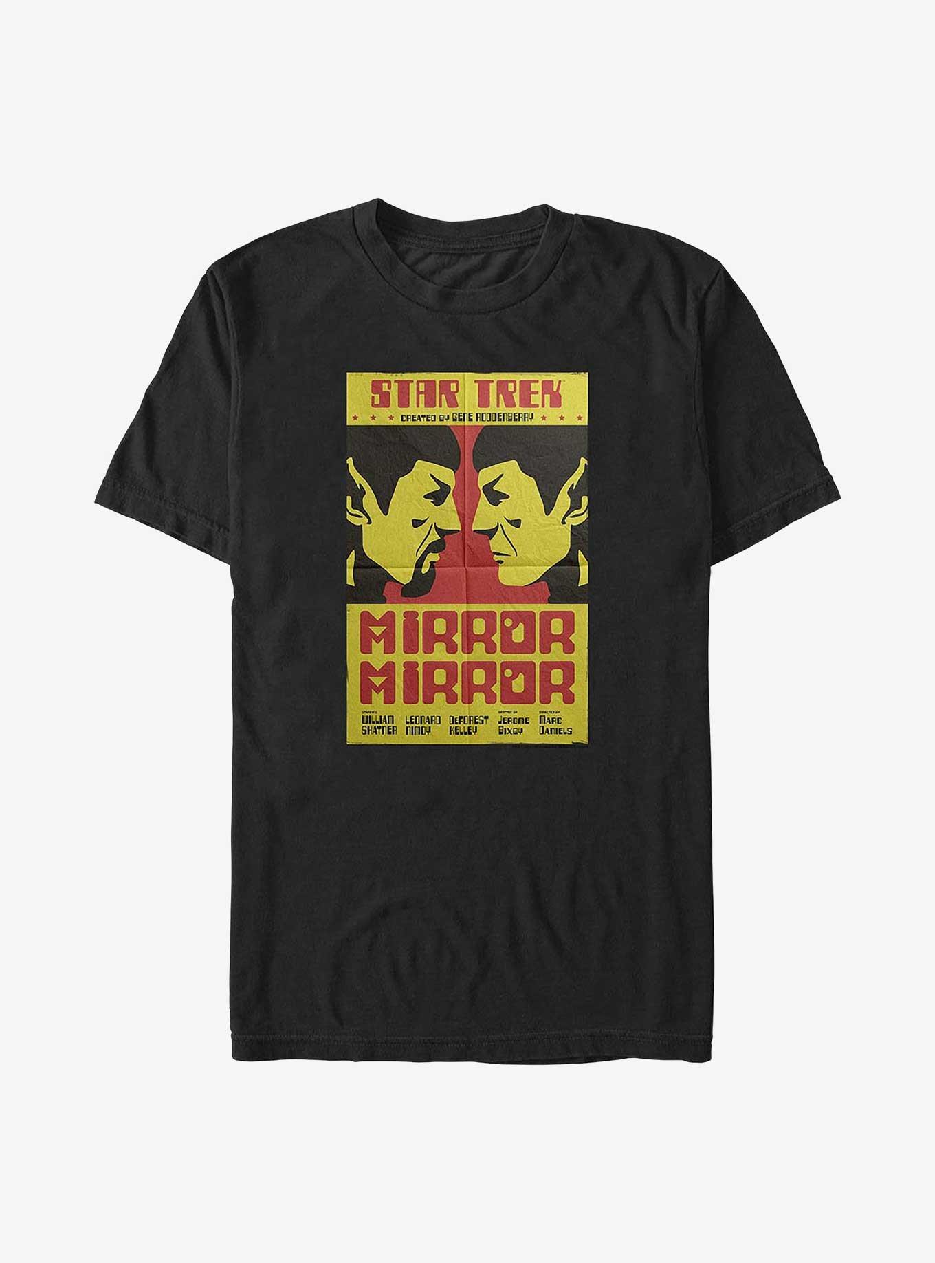 Star Trek Mirror Mirror Poster Big & Tall T-Shirt, BLACK, hi-res