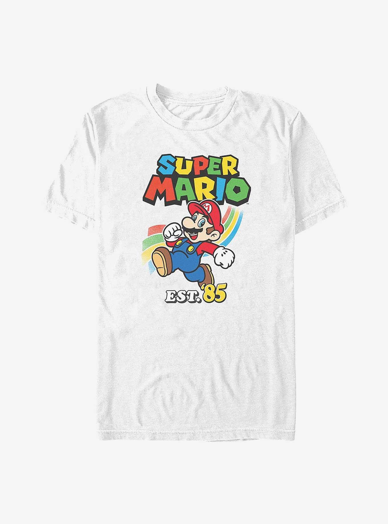 Nintendo Good New Vibes Big & Tall T-Shirt, WHITE, hi-res