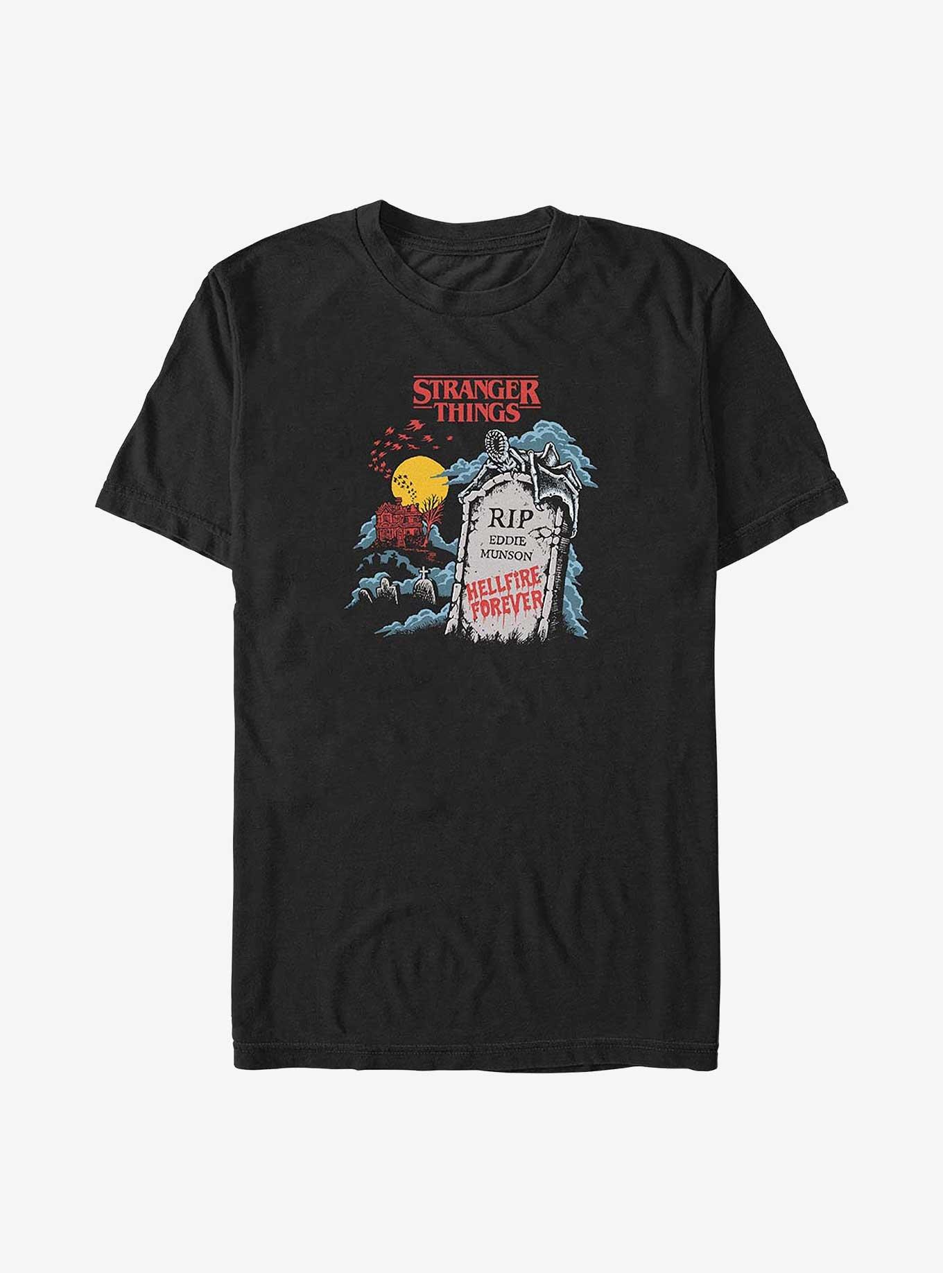 Stranger Things Eddie Munson Hellfire Forever Big & Tall T-Shirt
