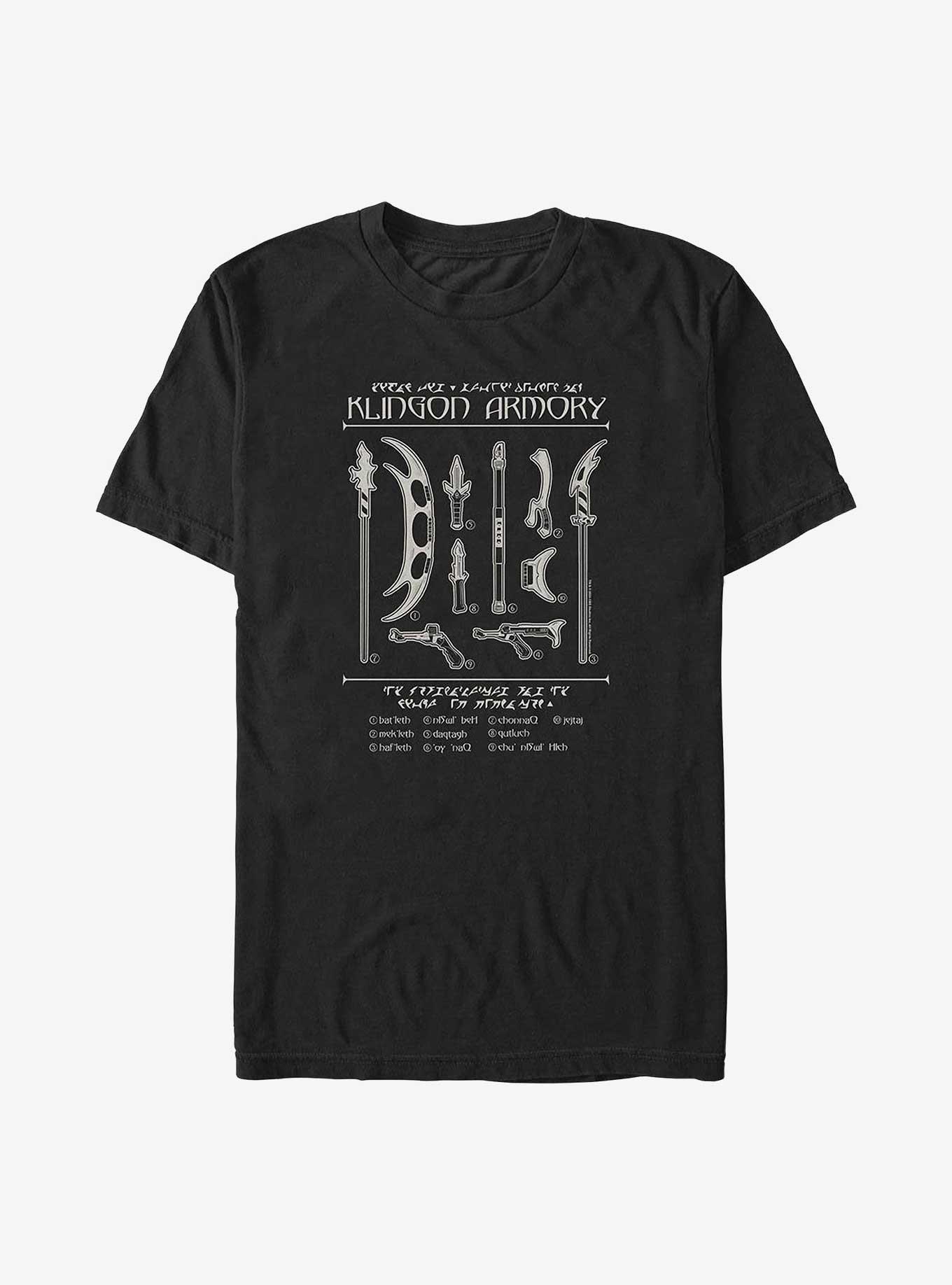 Star Trek Klingon Armory Big & Tall T-Shirt, BLACK, hi-res