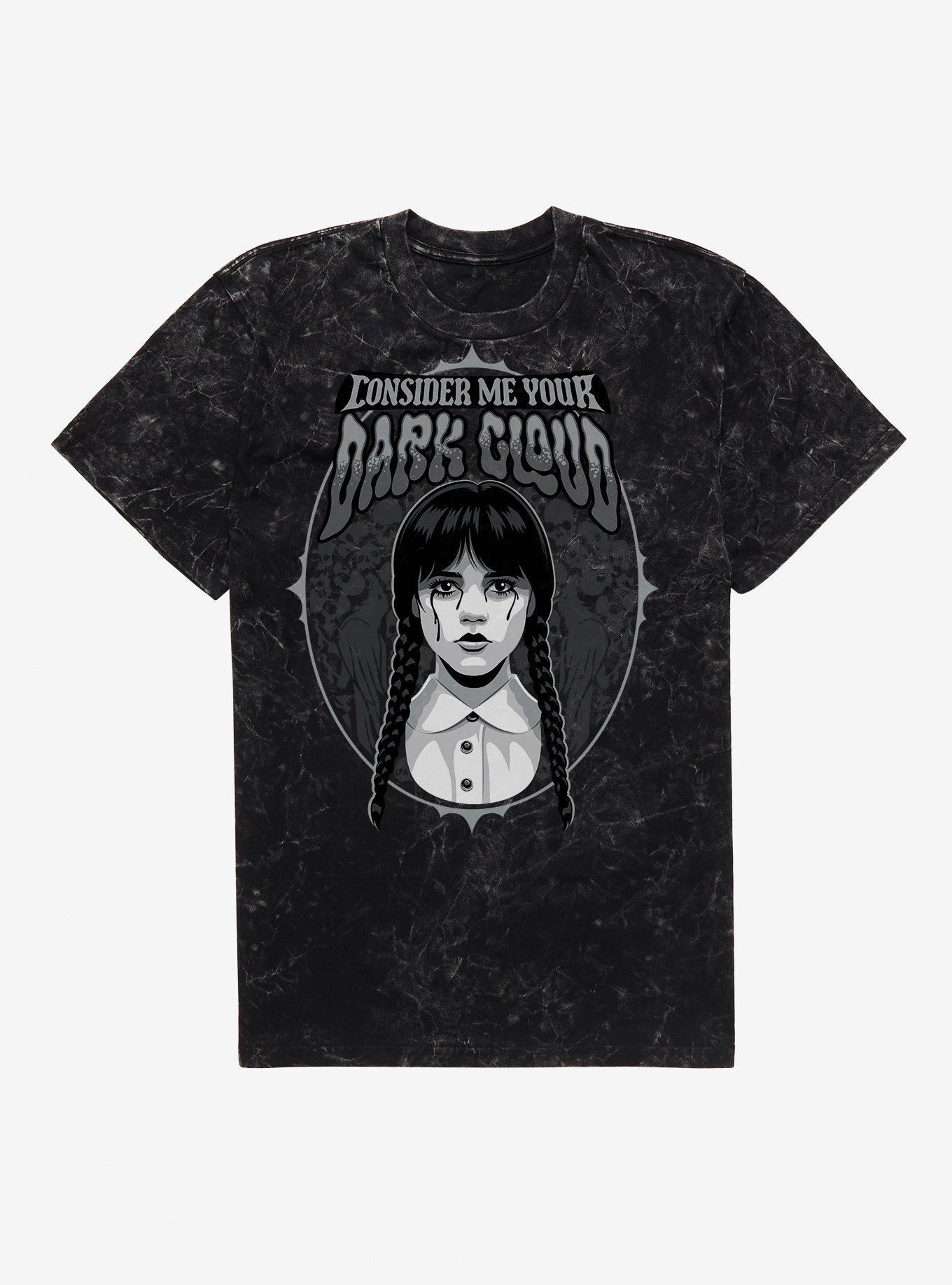 Wednesday Your Dark Cloud Mineral Wash T-Shirt, , hi-res