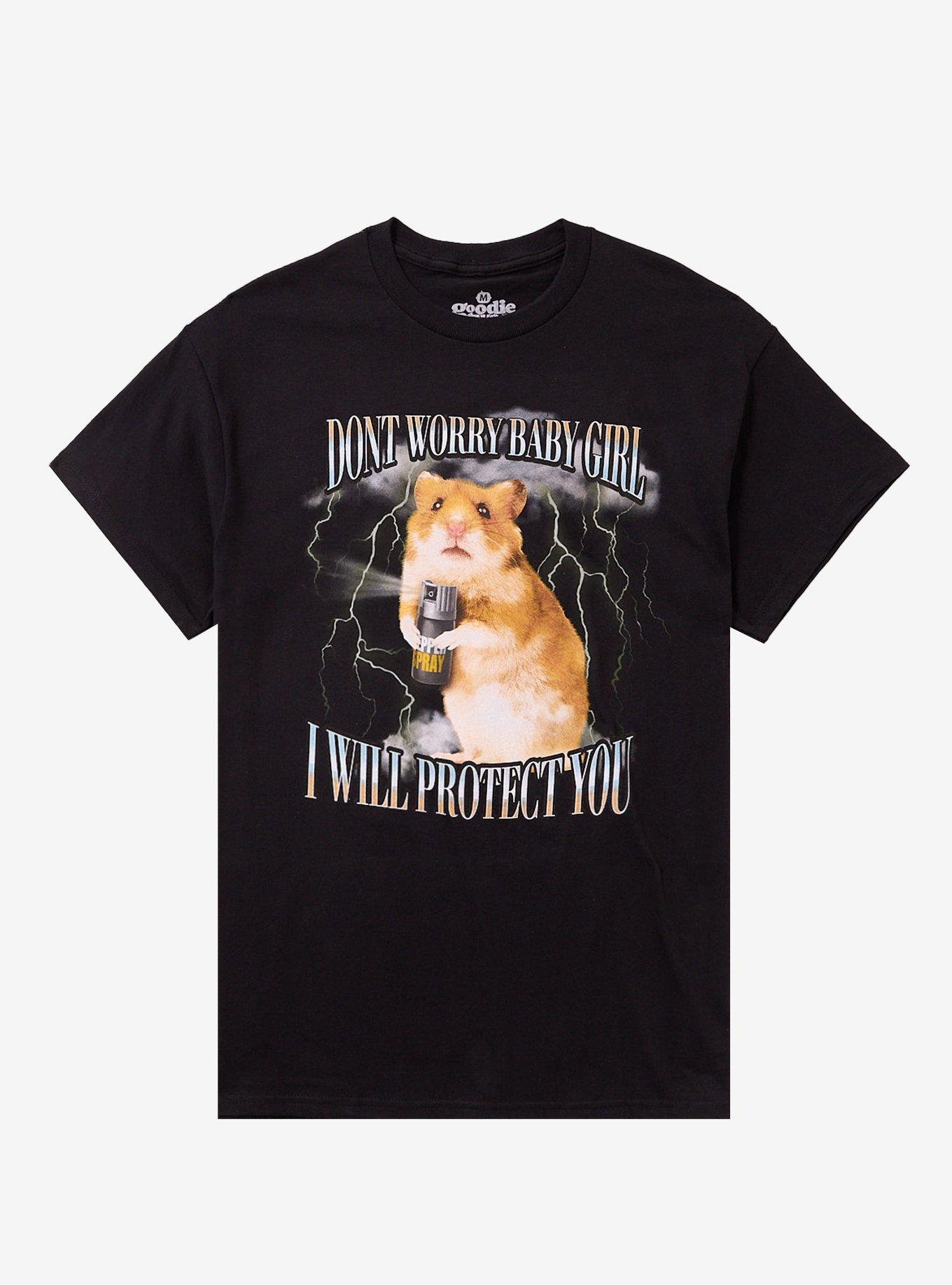 Hamster Protect T-Shirt By Goodie Two Sleeves, , hi-res