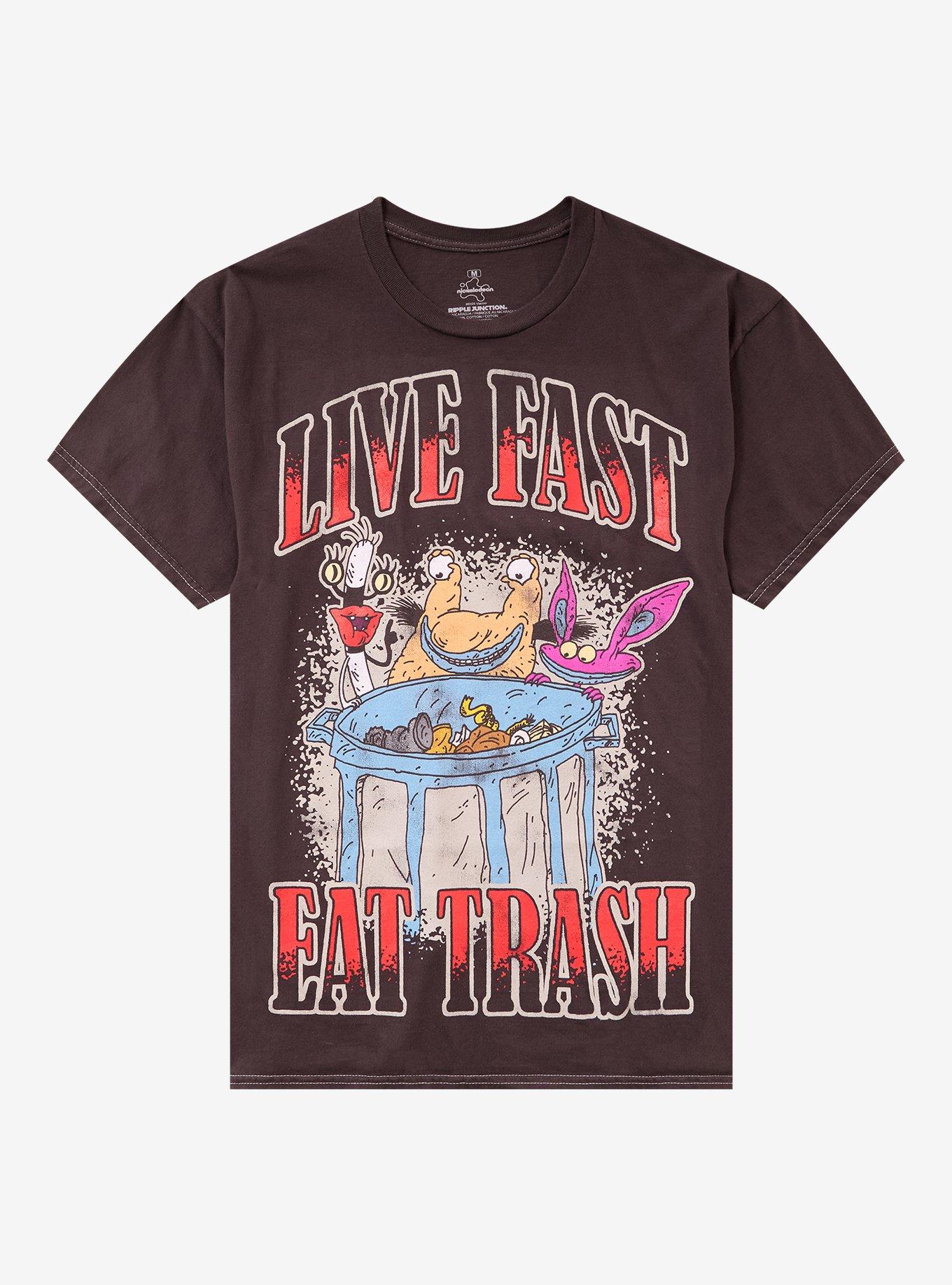 Aaahh!!! Real Monsters Live Fast Eat Trash T-Shirt, , hi-res