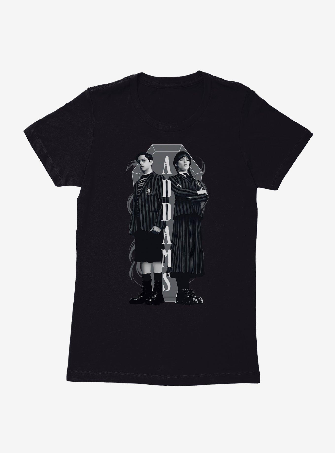 Wednesday Addams Siblings Womens T-Shirt, , hi-res