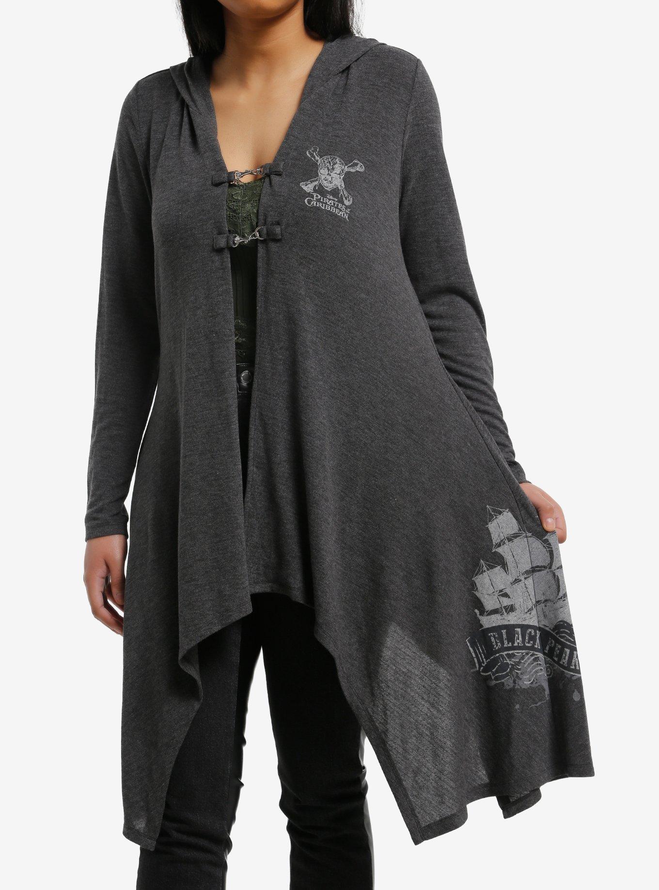 Her Universe Disney Pirates Of The Caribbean Black Pearl Drape Cardigan Her Universe Exclusive, , hi-res