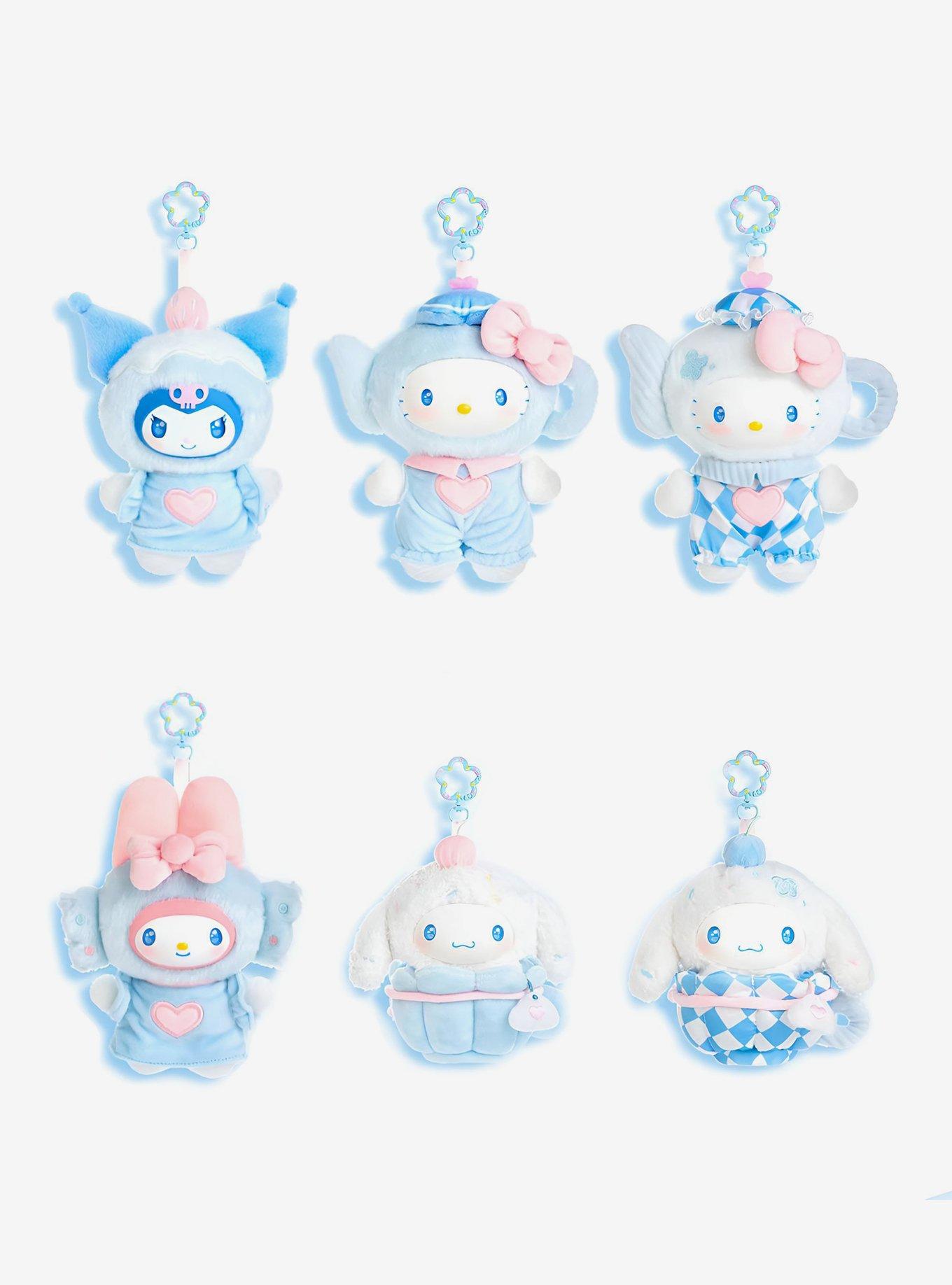 Hello Kitty And Friends Blue Flutter Blind Box Plush Bag Charm, , hi-res