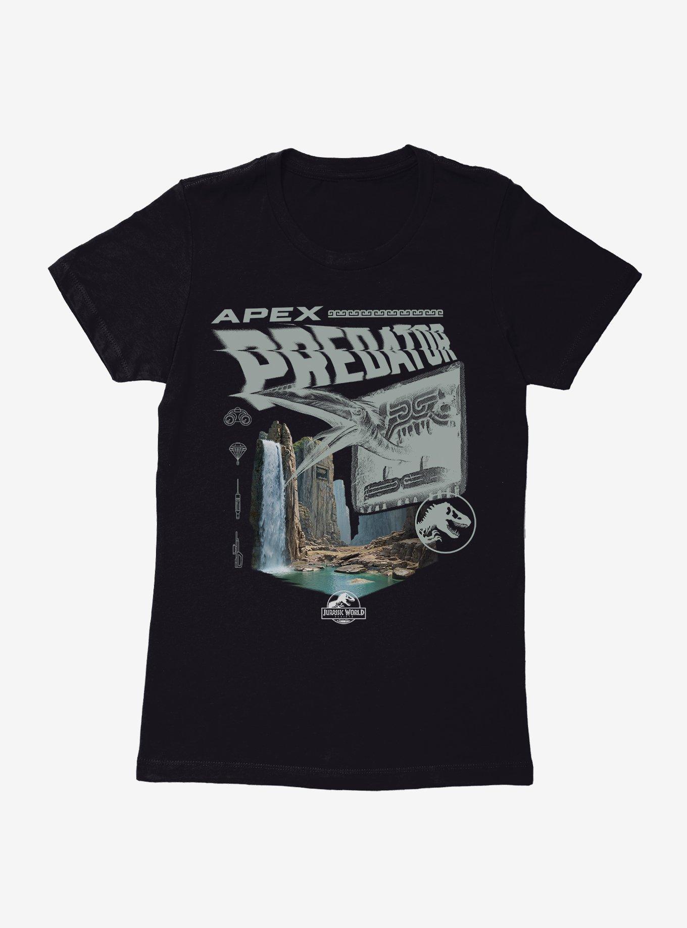 Jurassic World Rebirth Apex Predator Womens T-Shirt, BLACK, hi-res