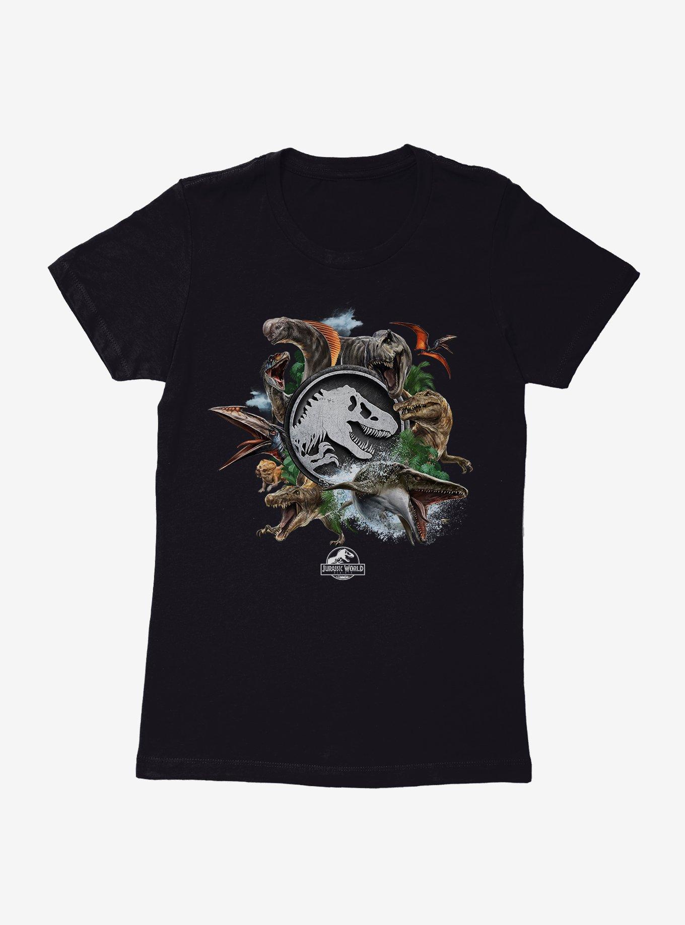 Jurassic World Rebirth Dinosaurs Womens T-Shirt, , hi-res