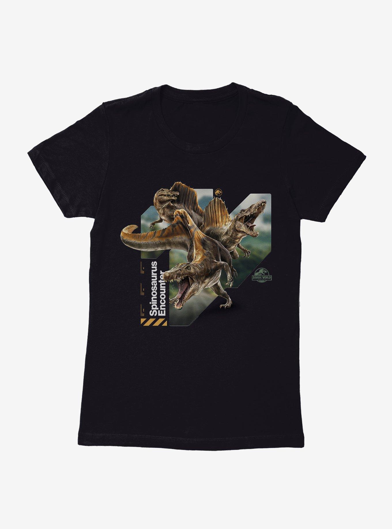 Jurassic World Rebirth Spinosaurs Encounter Womens T-Shirt, , hi-res