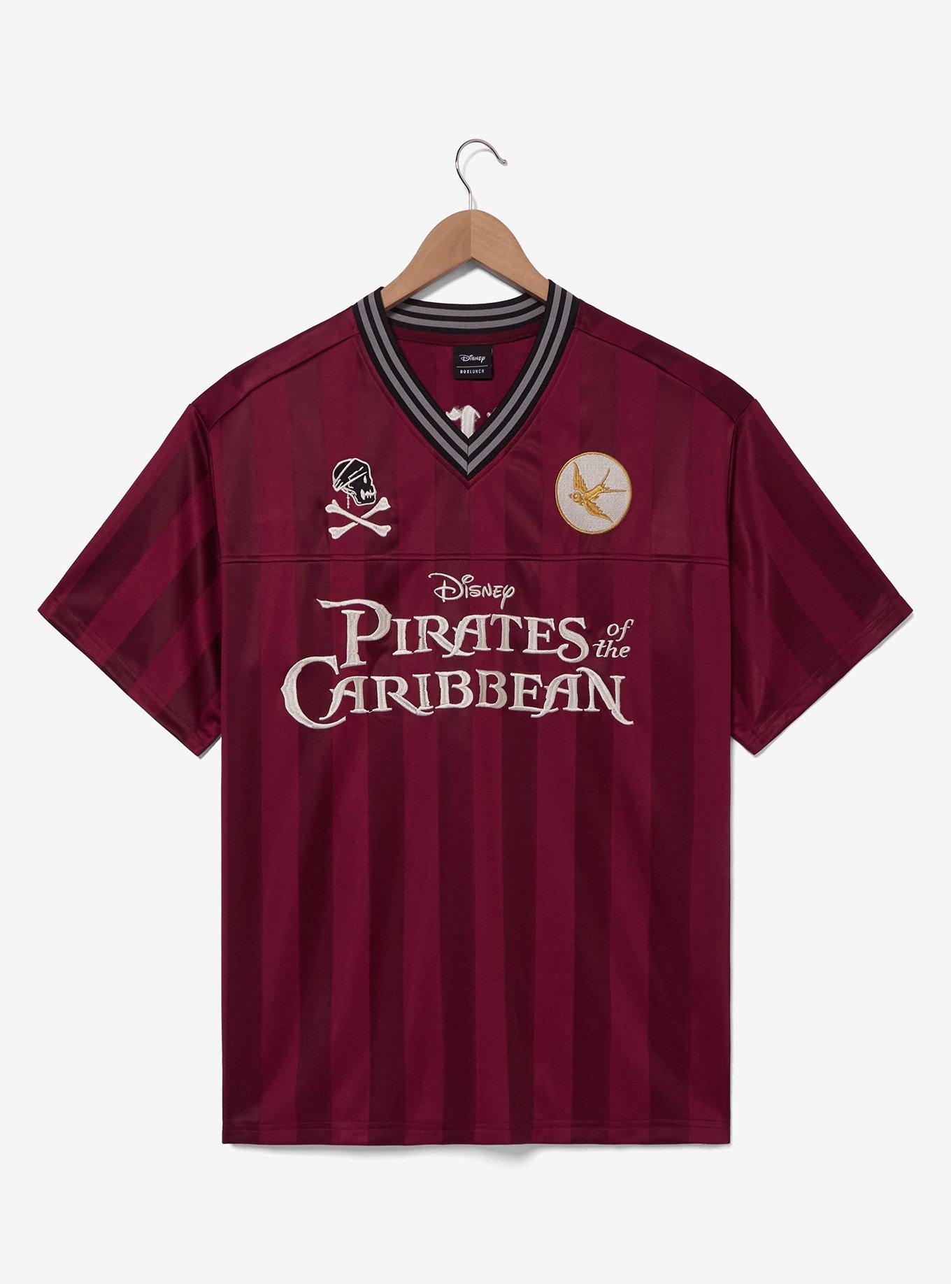 Disney Pirates of the Caribbean Jack Sparrow Football Jersey — BoxLunch Exclusive, , hi-res