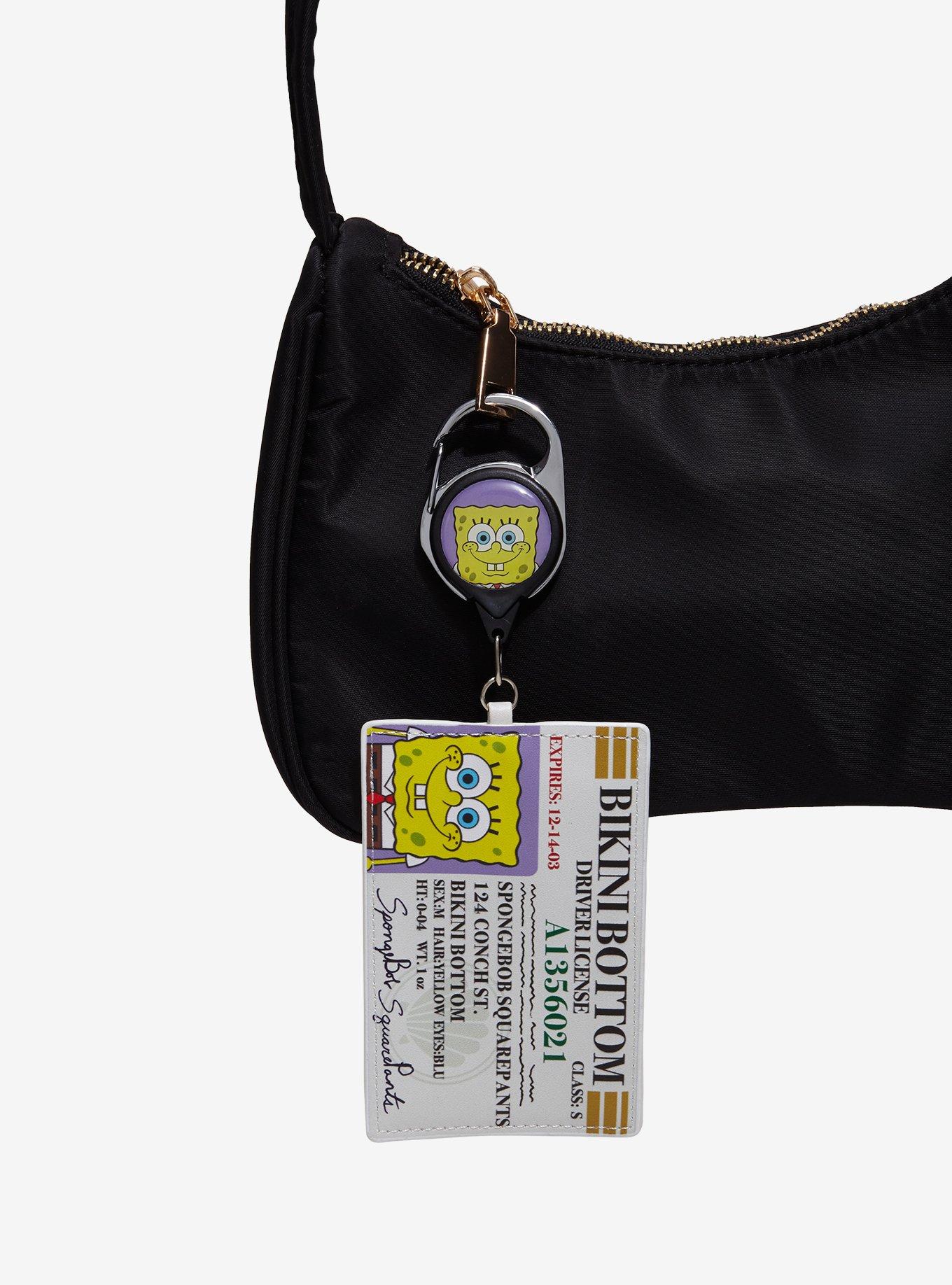 SpongeBob SquarePants Driver's License Retractable Lanyard — BoxLunch Exclusive, , hi-res