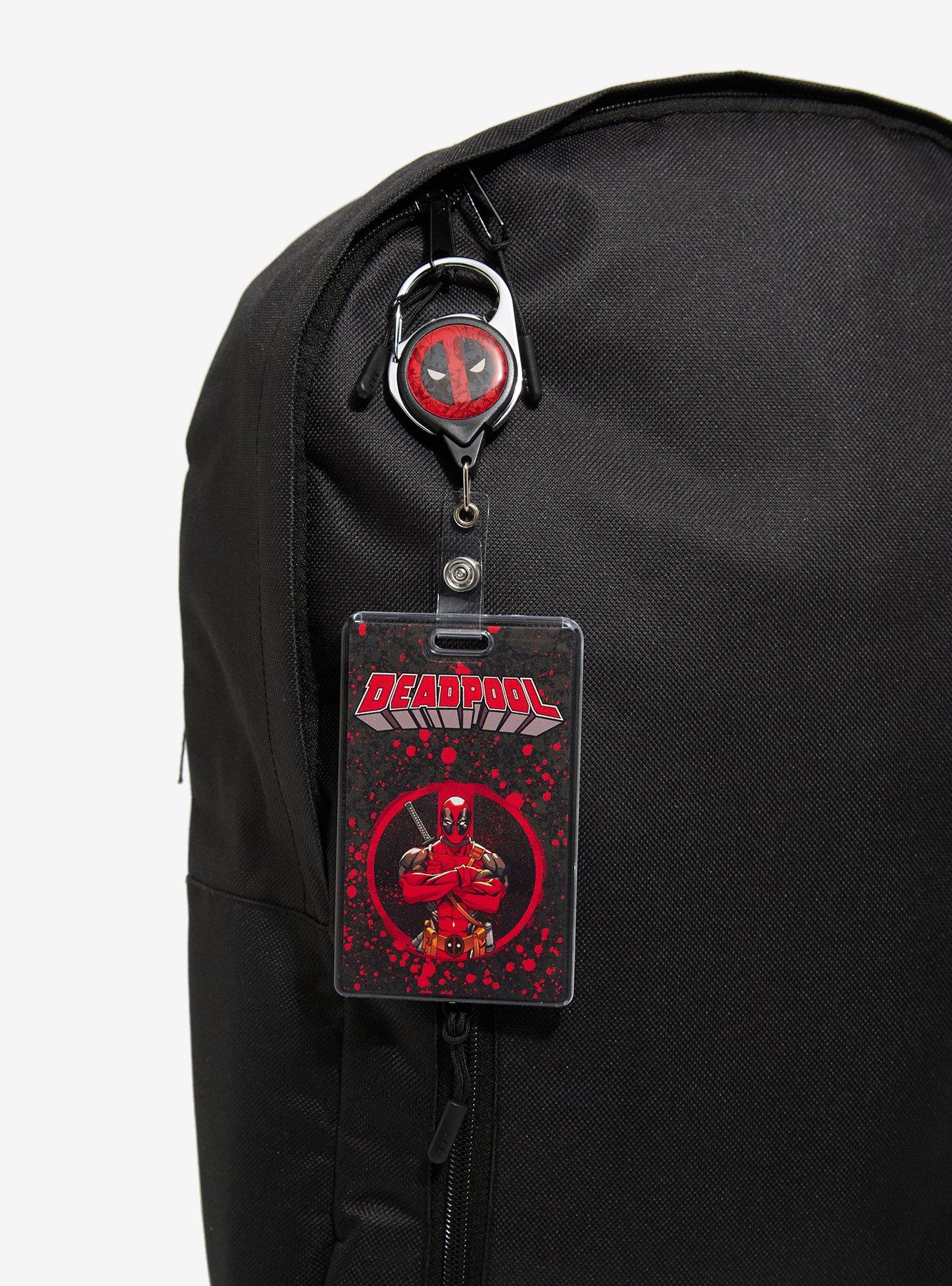 Marvel Deadpool Retractable Lanyard - BoxLunch Exclusive, , hi-res