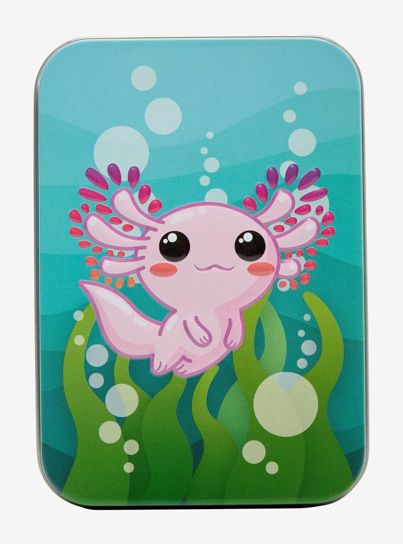 Axolotl Puffy Sticker Tin, , hi-res