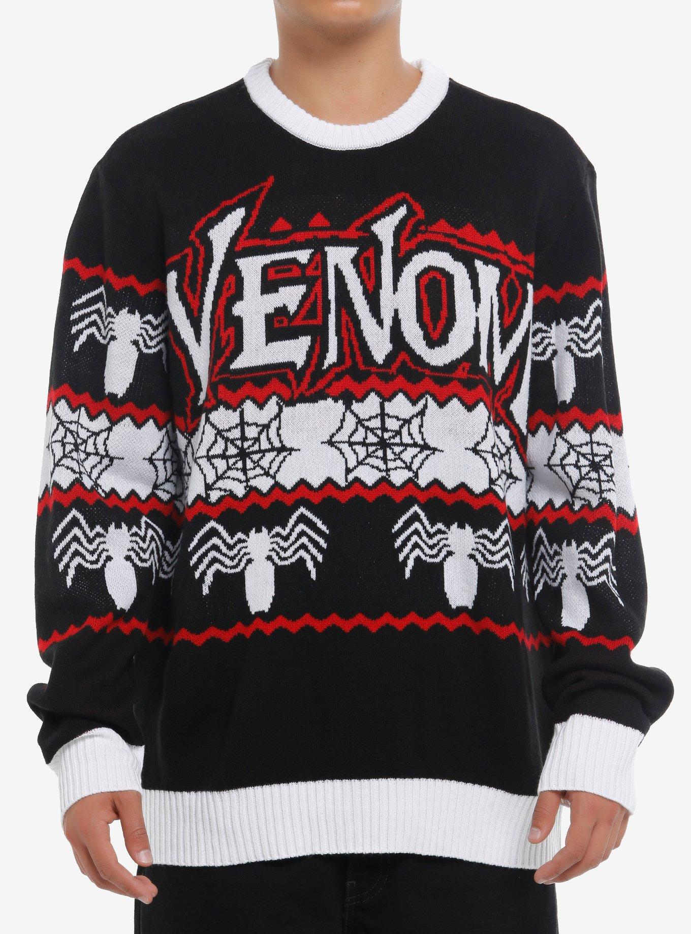 Marvel Venom Intarsia Sweater