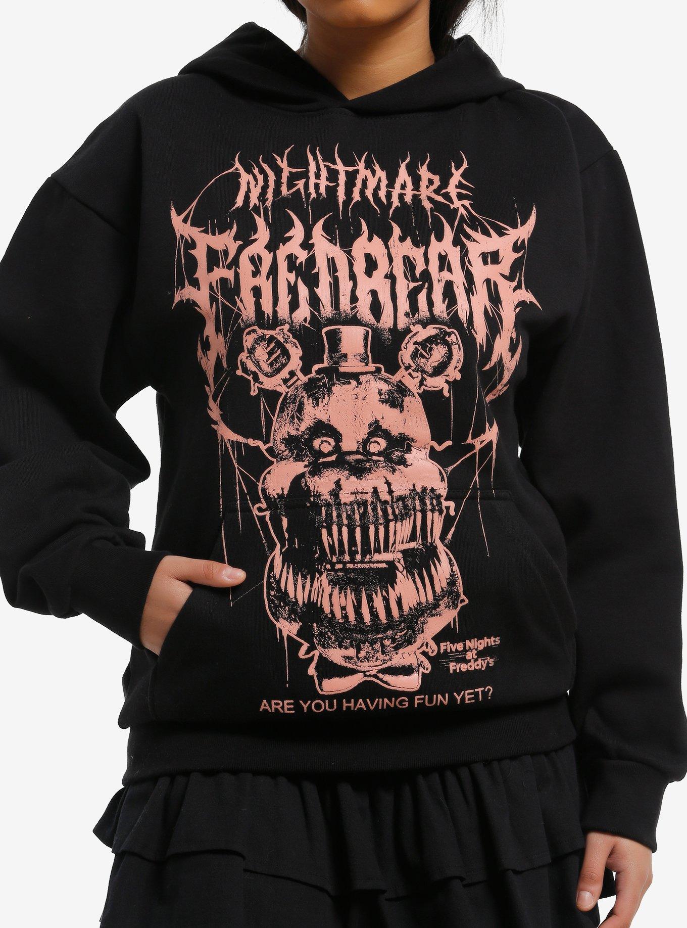Five Nights At Freddy's Nightmare Fredbear Metal Hoodie, , hi-res