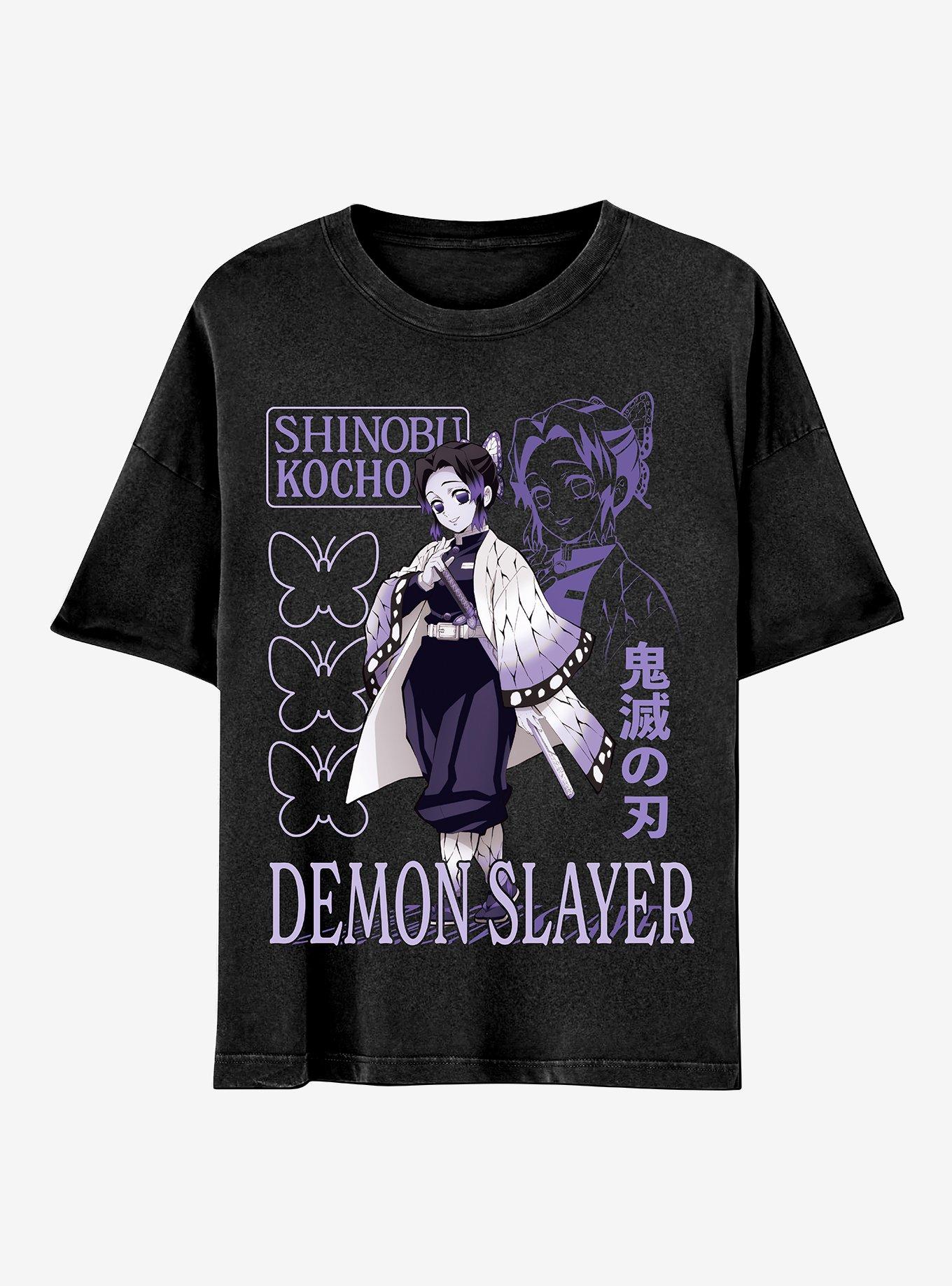 Demon Slayer: Kimetsu No Yaiba Shinobu Kocho Butterflies T-Shirt, , hi-res