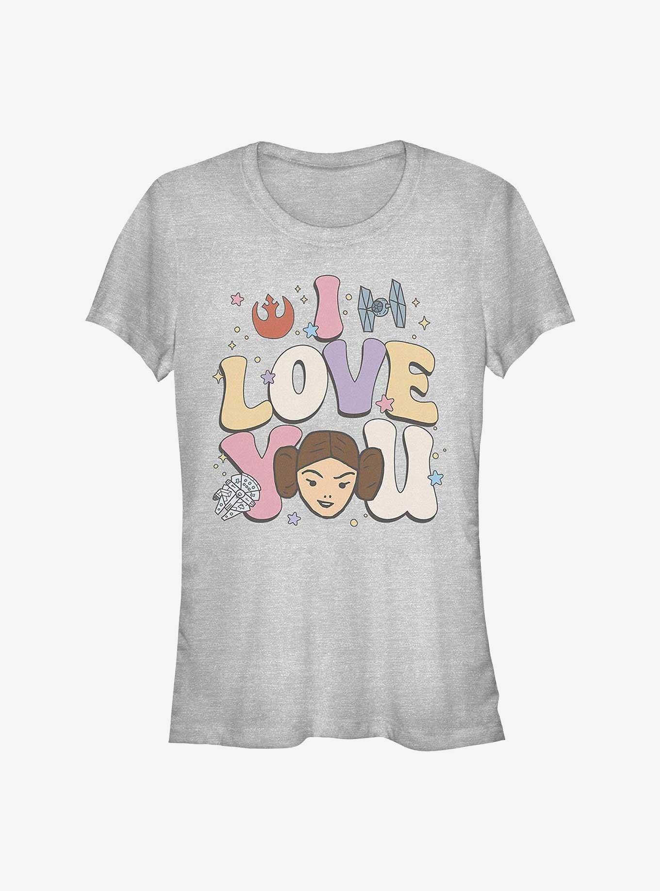 Star Wars Leia I Love You Girls T-Shirt, , hi-res