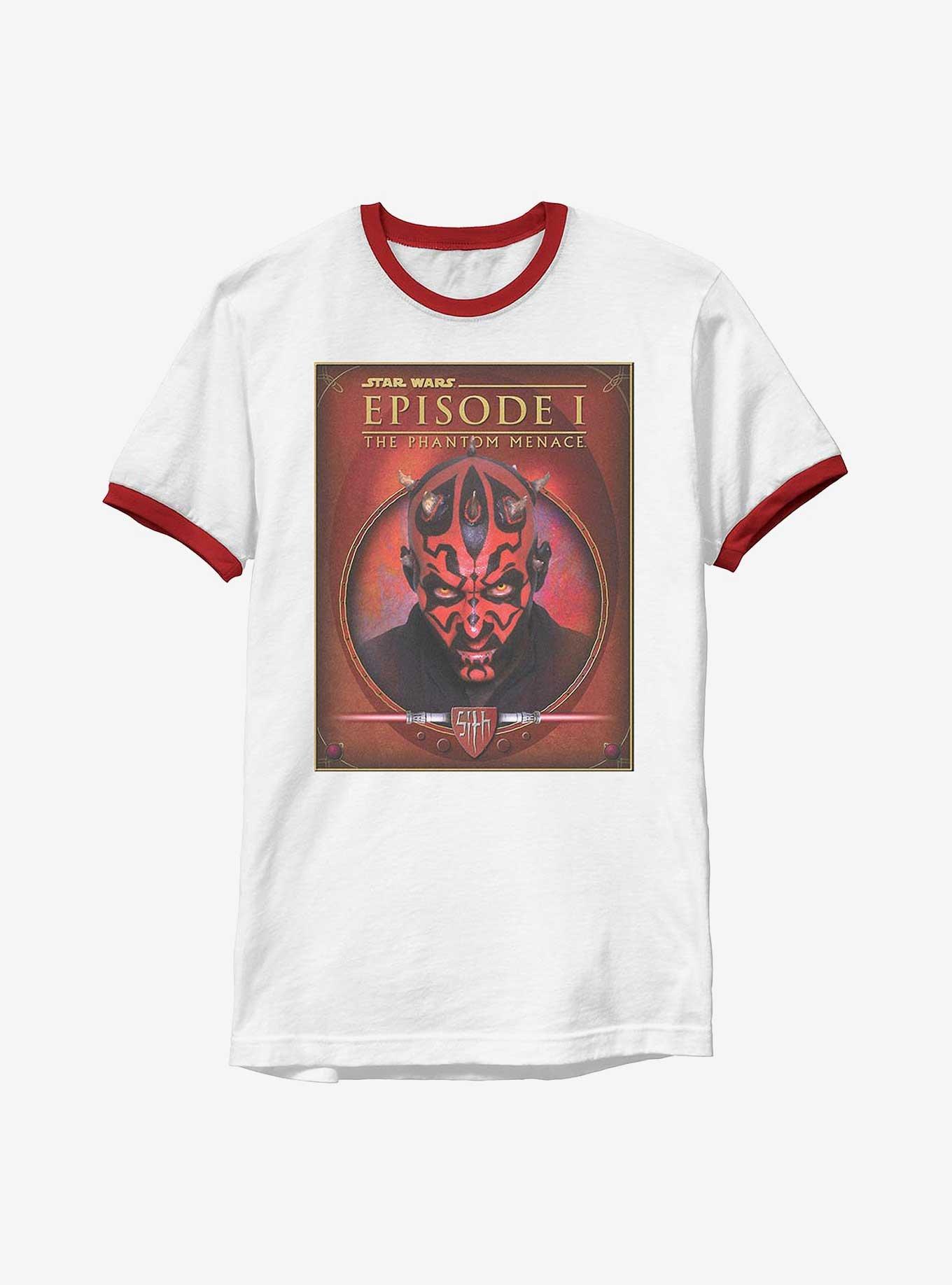 Star Wars Darth Maul Card Ringer T-Shirt