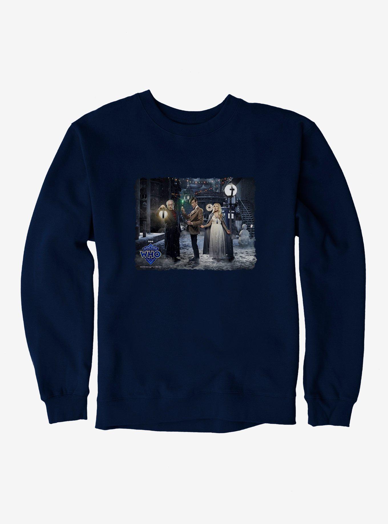 Doctor Who A Christmas Carol Sweatshirt, NAVY, hi-res view 1