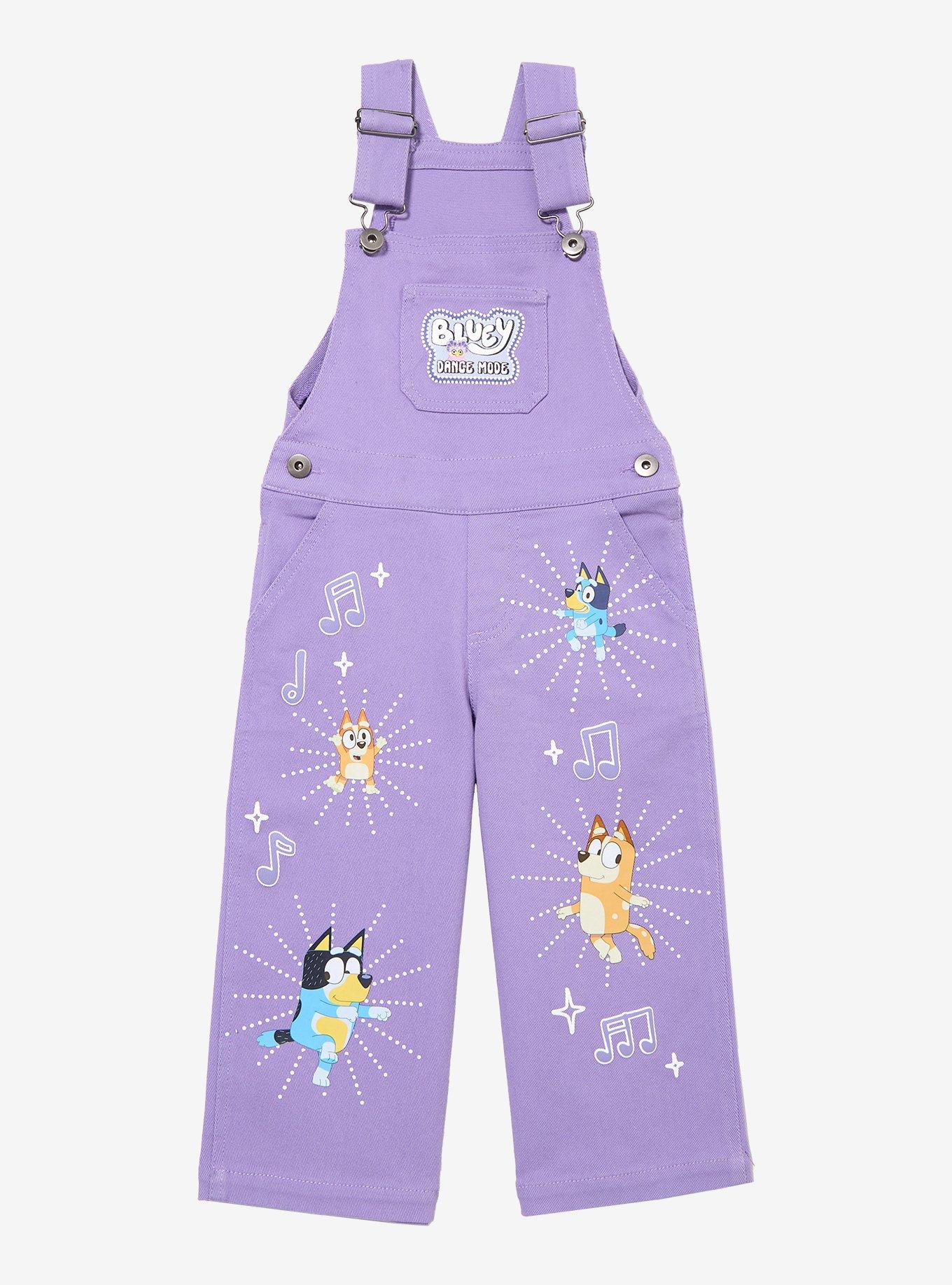 Bluey Dance Mode Toddler Overalls - BoxLunch Exclusive, , hi-res