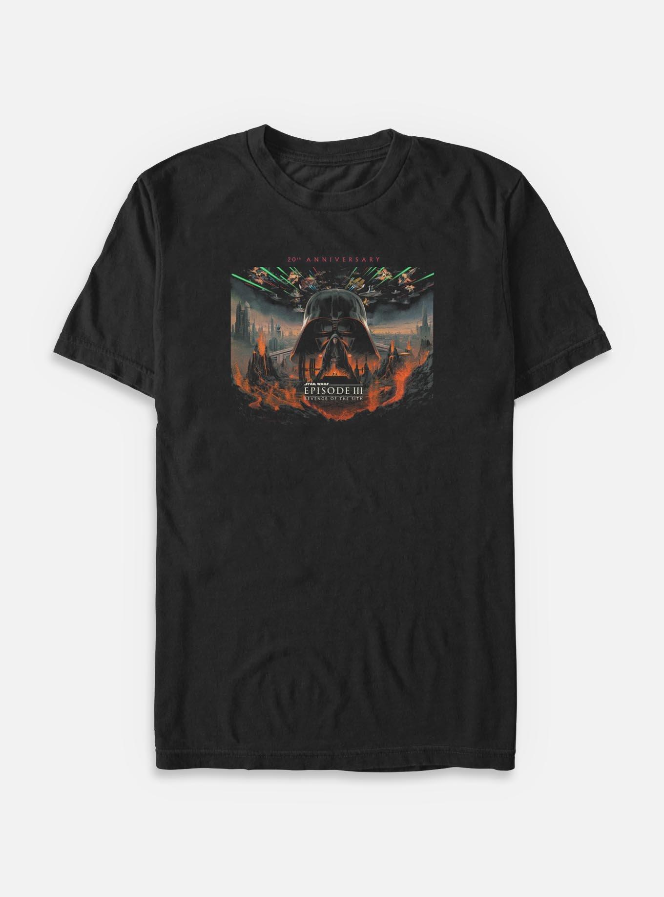Star Wars Episode III: Revenge Of The Sith 20th Anniversary Scenic Poster Big & Tall T-Shirt, , hi-res
