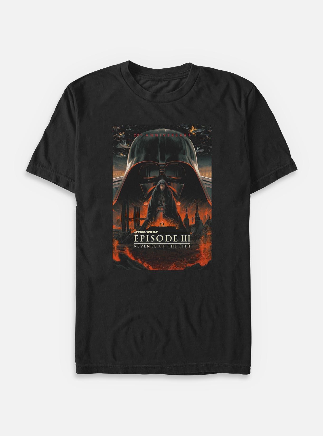 Star Wars Episode III: Revenge Of The Sith 20th Anniversary Poster Big & Tall T-Shirt, , hi-res